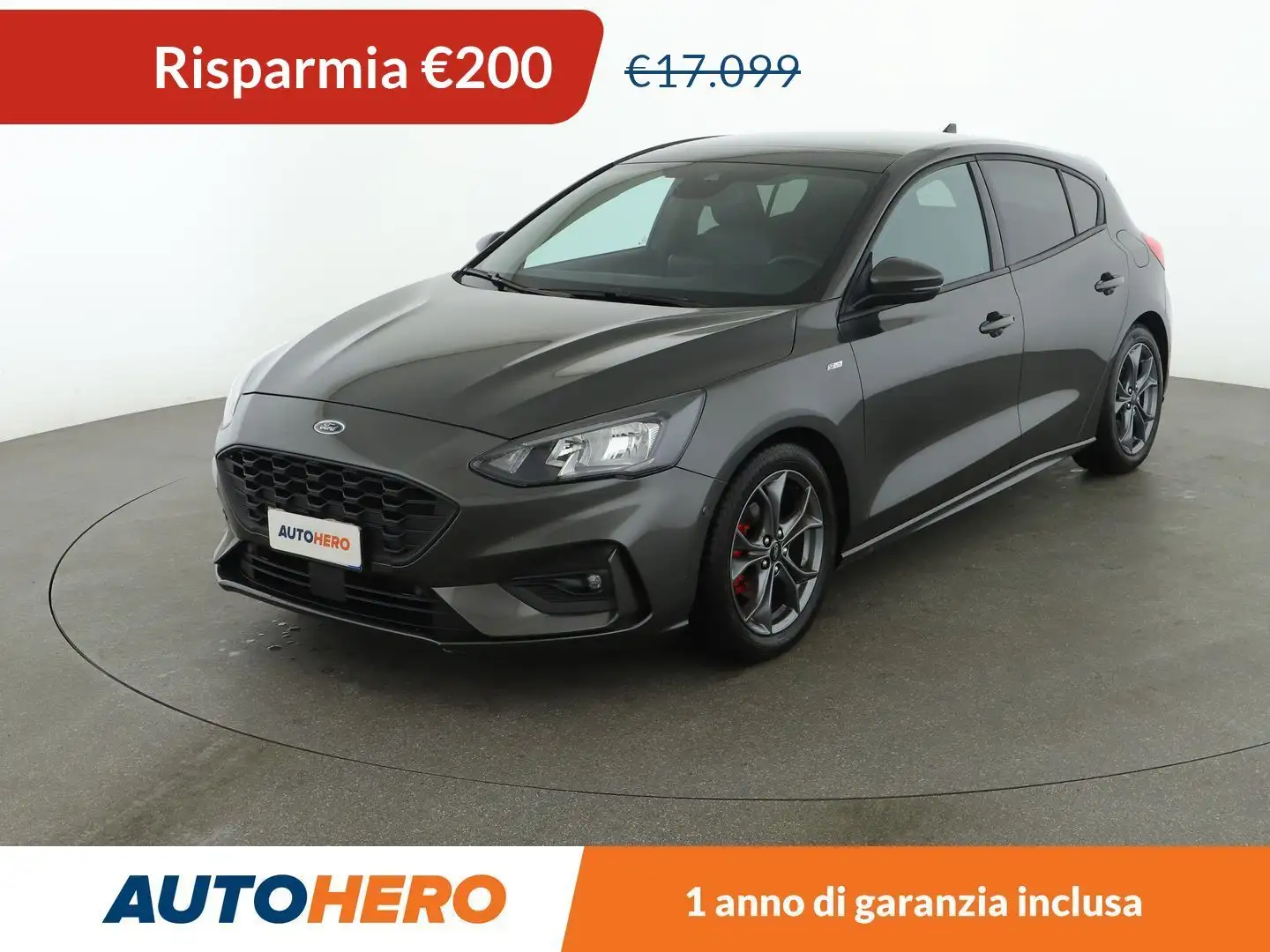 Ford Focus 1.0 EcoBoost ST aut. MHEV Grigio - 1