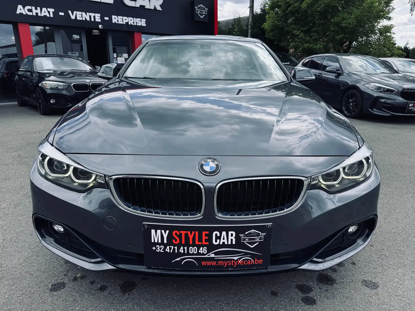 BMW 418 Coupé 418 dA, cuir, Navi, Garantie 1an Grau - 2