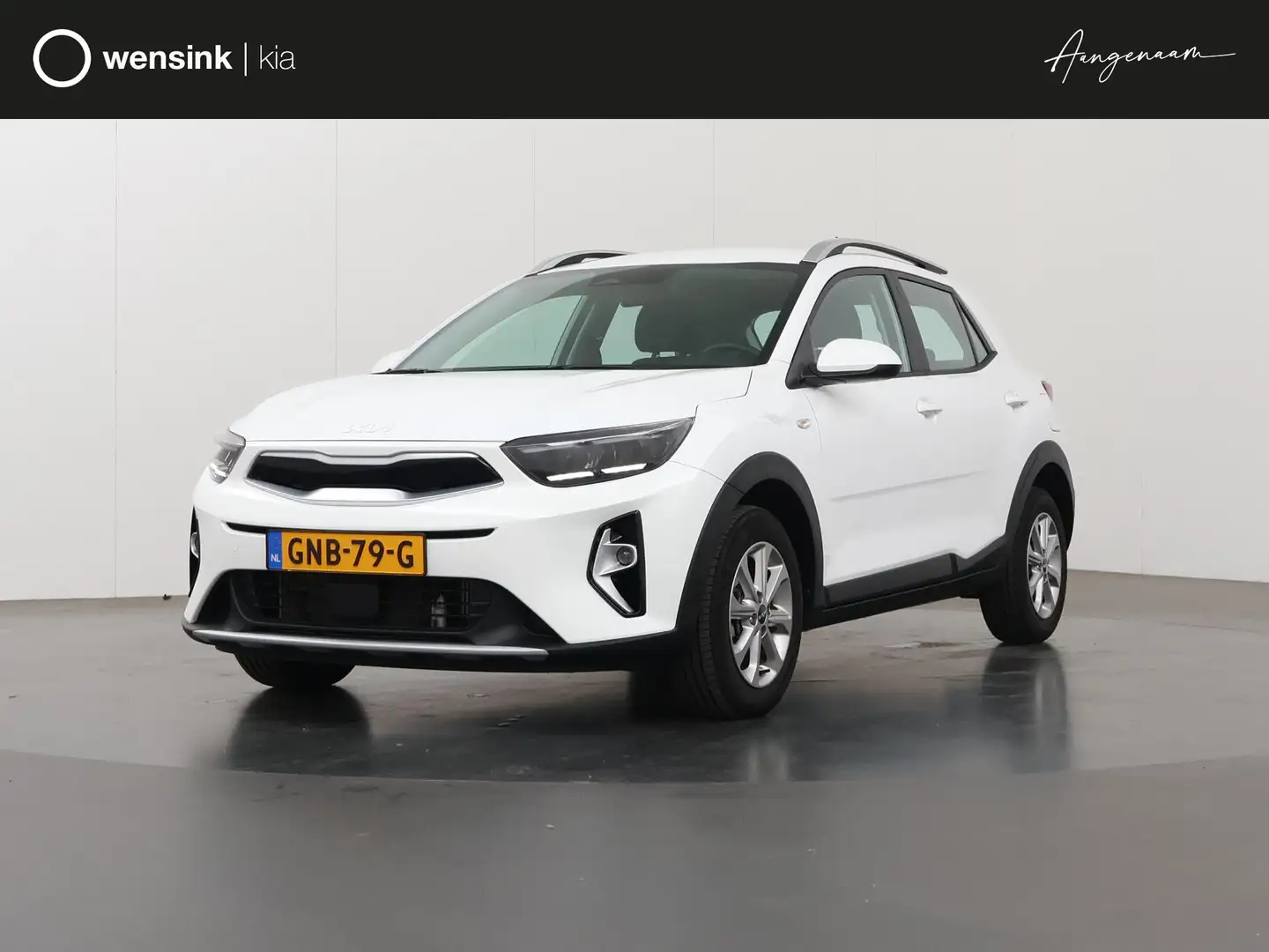 Kia Stonic 1.0 T-GDi MHEV DynamicLine | Navigatie | Parkeerca Wit - 1
