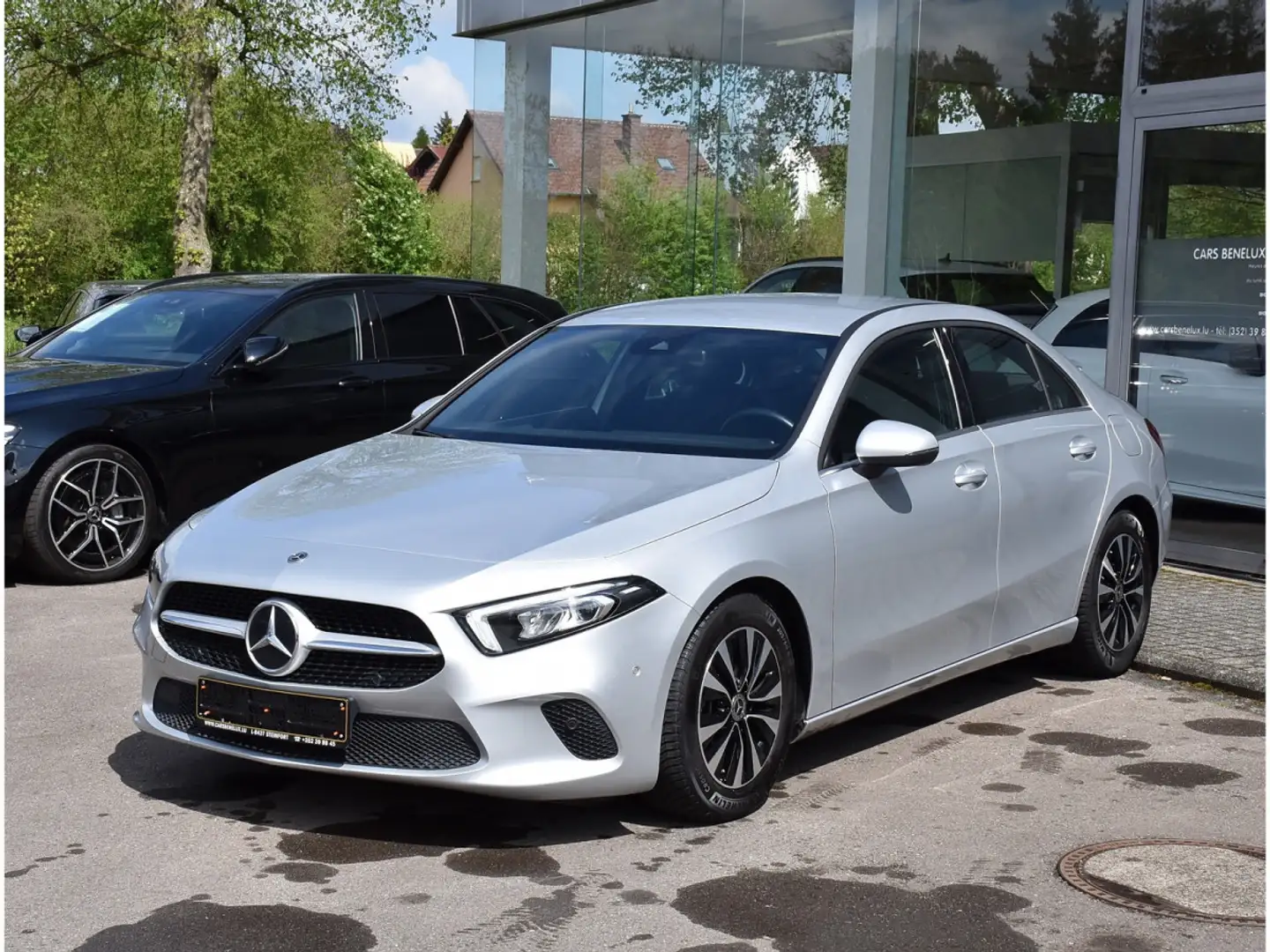 Mercedes-Benz A 180 CDI Limousine Style 8G-DCT CUIR GPS LANE CAM 1° M. Argent - 2