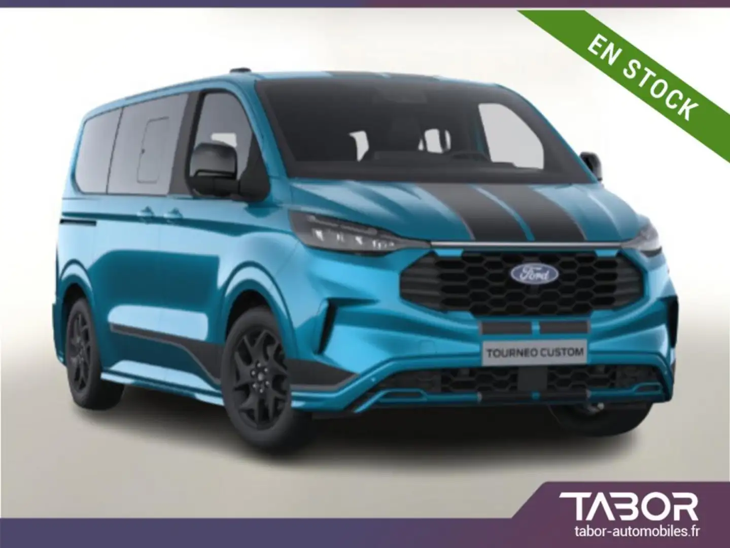 Ford Tourneo Custom 2.0 TDCi 170 Aut Sport L1 Bleu - 1