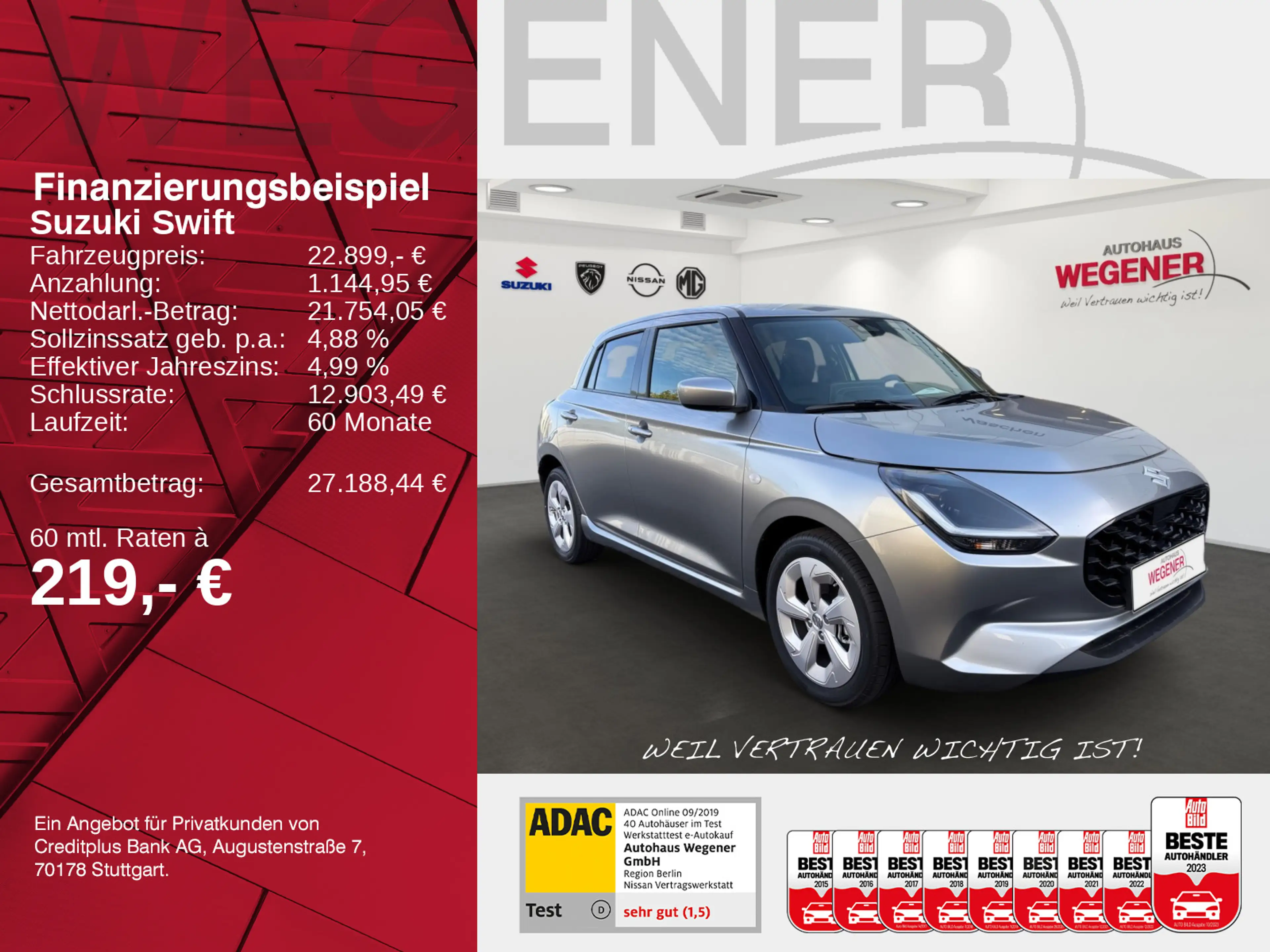 Suzuki Swift SWIFT COMFORT CVT HYBRID — photo 2