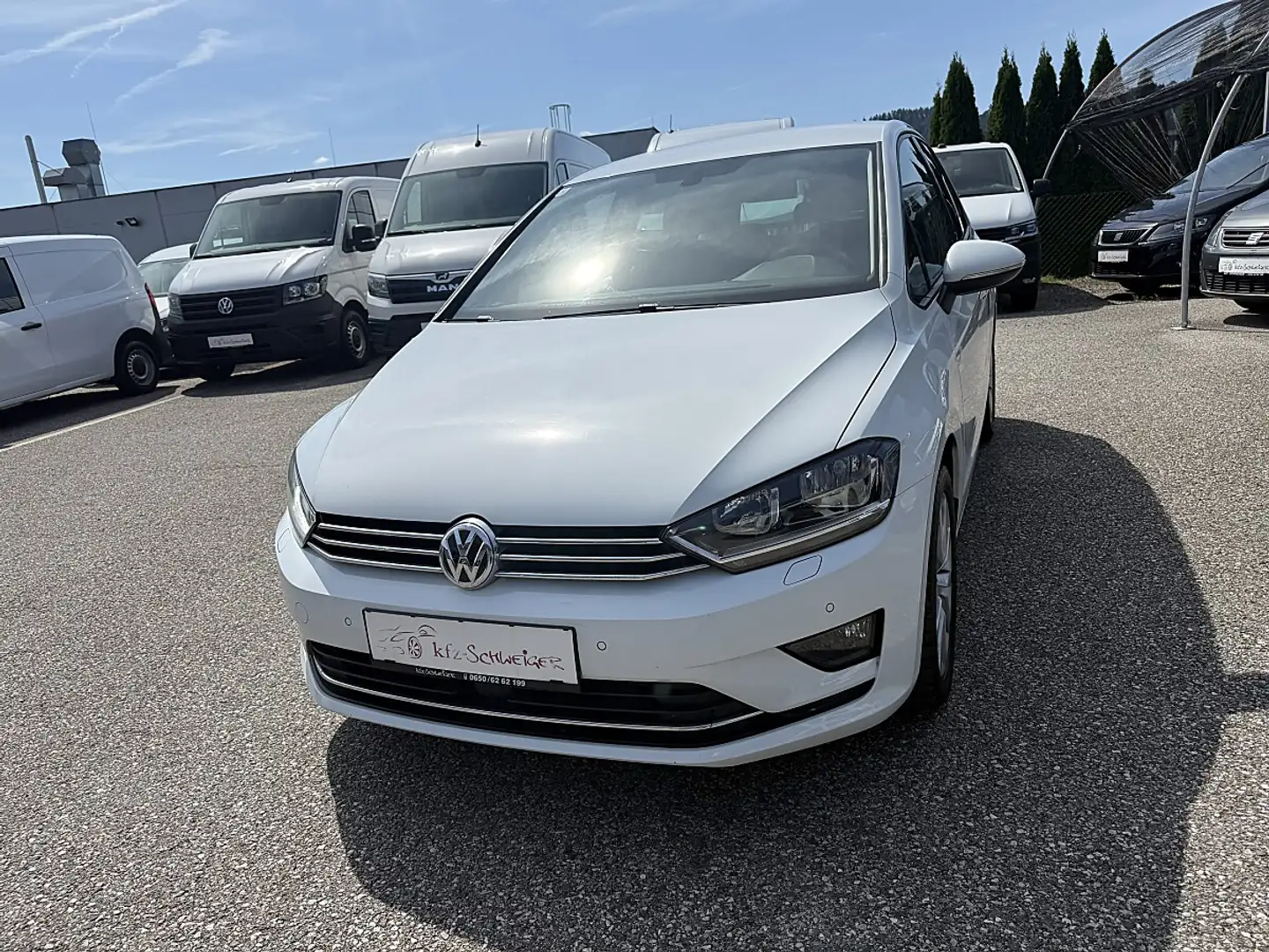 Volkswagen Golf Sportsvan 1,6 TDI Comfortline Weiß - 2