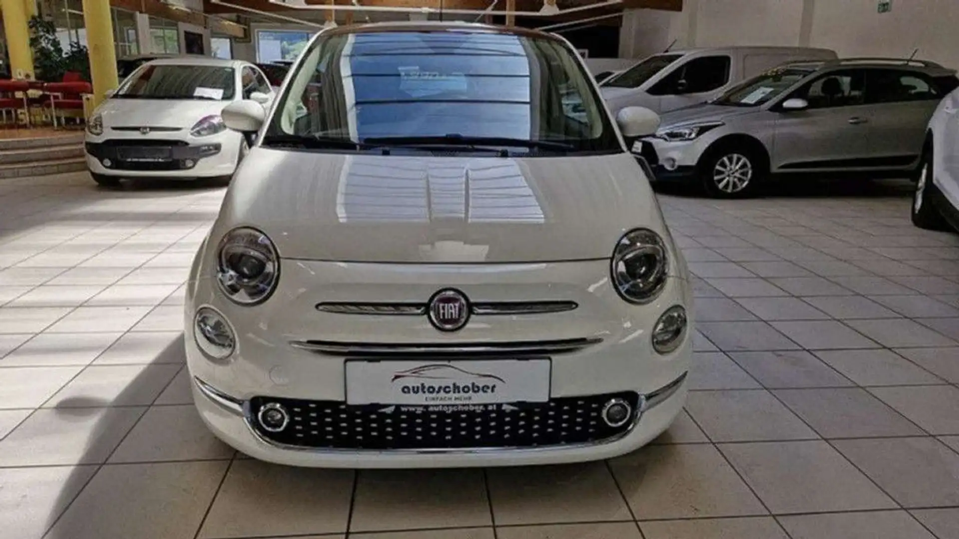 Fiat 500 ECO 1,2 69 Lounge Blanc - 2