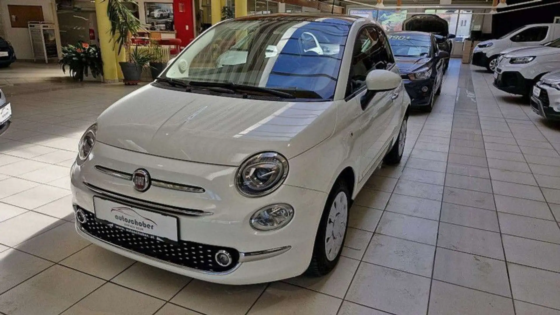 Fiat 500 ECO 1,2 69 Lounge Blanc - 1