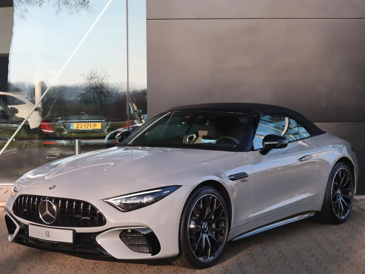Mercedes-Benz SL 43 AMG Roadster | Nappa leer | Stoelverkoeling | Memory S Сірий - 2