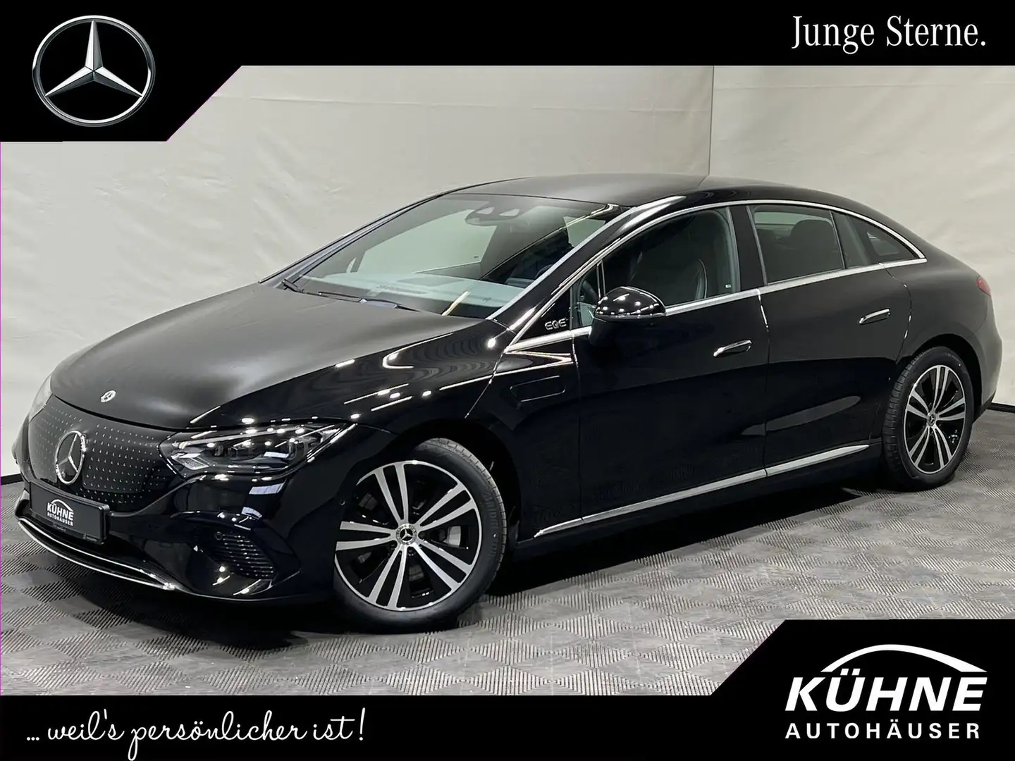 Mercedes-Benz EQE 350 Electric Art Premium Airmatic+AHK+22kW ! Schwarz - 1