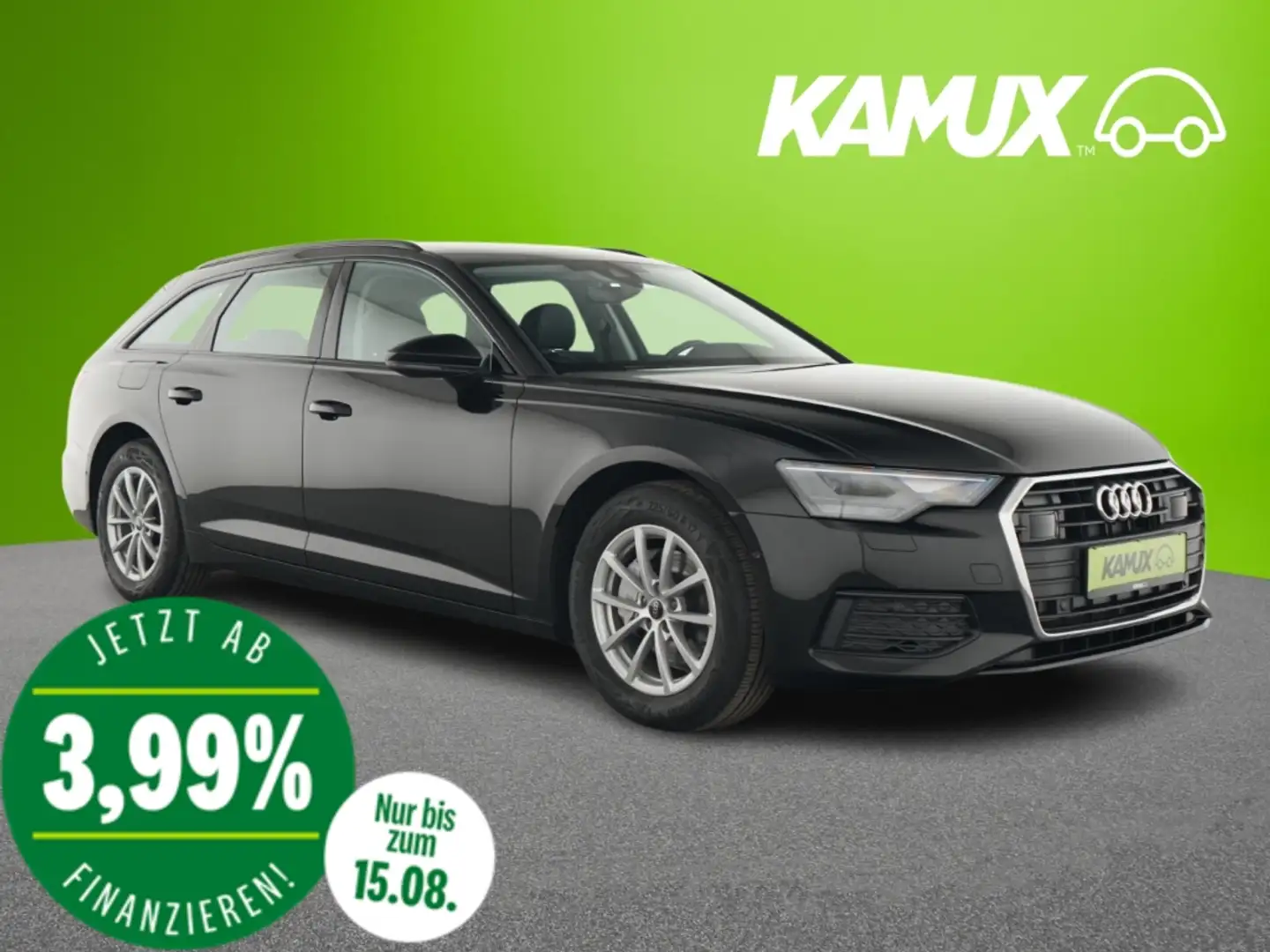 Audi A6 40TDI Avant S-Tronic+LED+NAVI+LEDER+PDC+SHZ Schwarz - 1