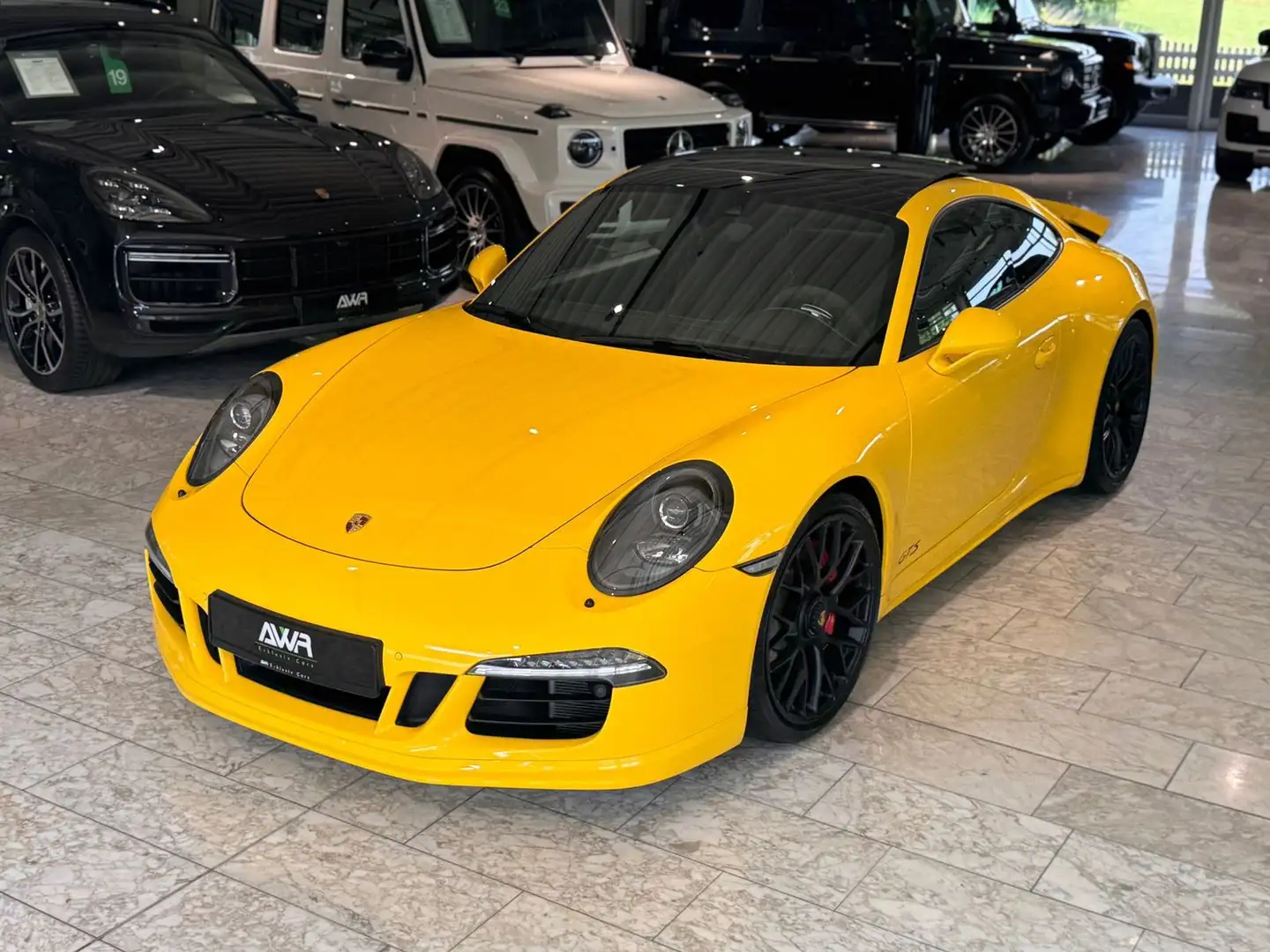 Porsche 991 GTS Coupe PANO*BOSE*AGA*DEUTSCH*KAMERA*PASM* Желтый - 2