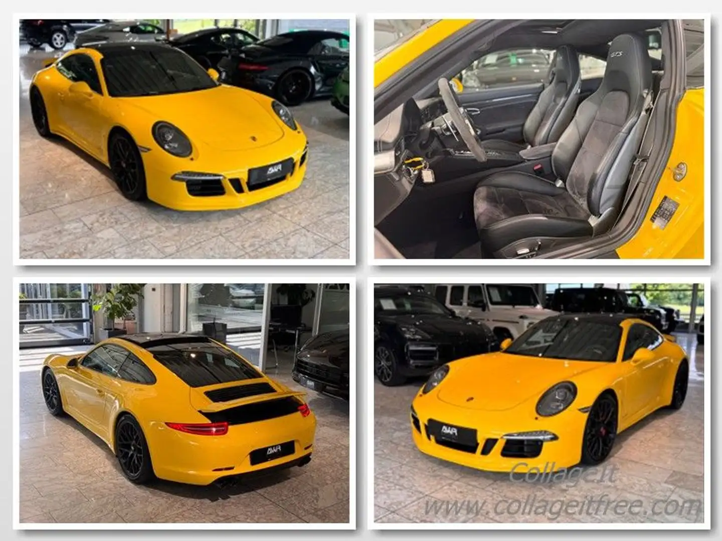 Porsche 991 GTS Coupe PANO*BOSE*AGA*DEUTSCH*KAMERA*PASM* Желтый - 1