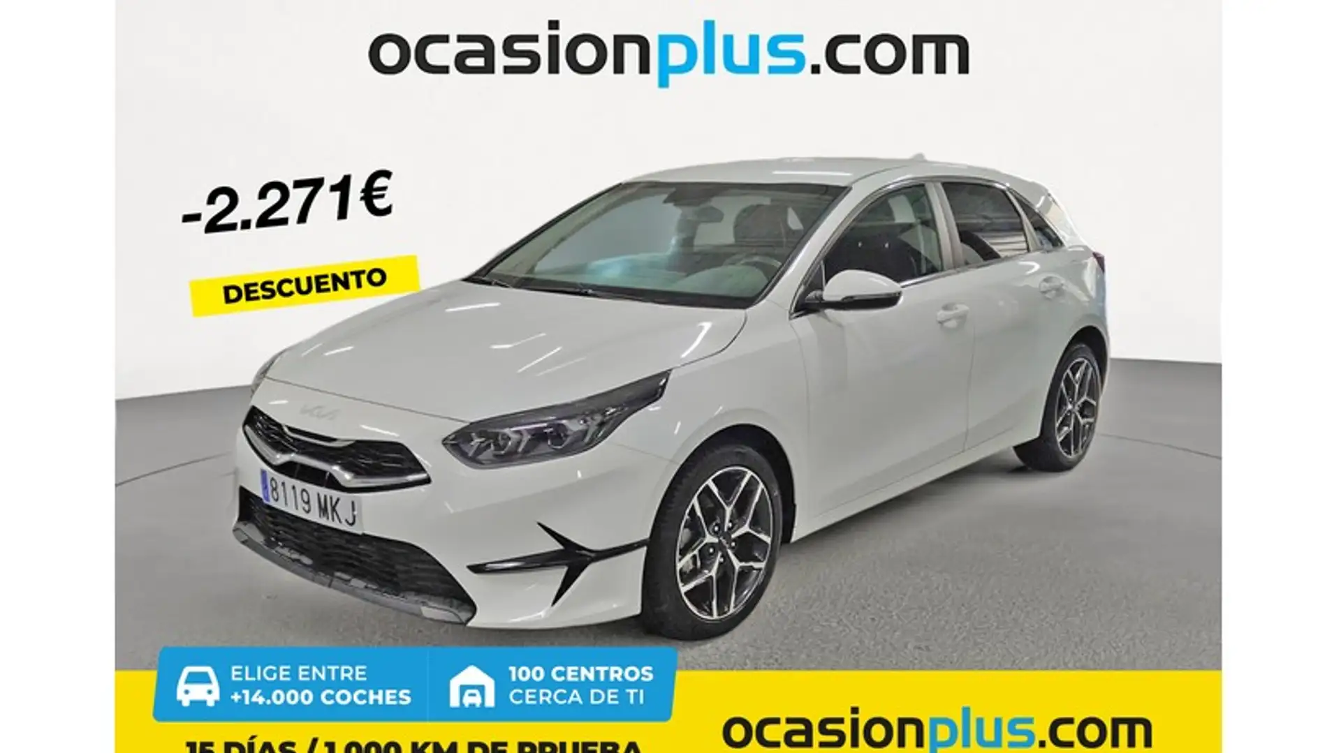 Kia Ceed / cee'd 1.5 MHEV Eco-Dynamics Tech DCT 160 Blanc - 1