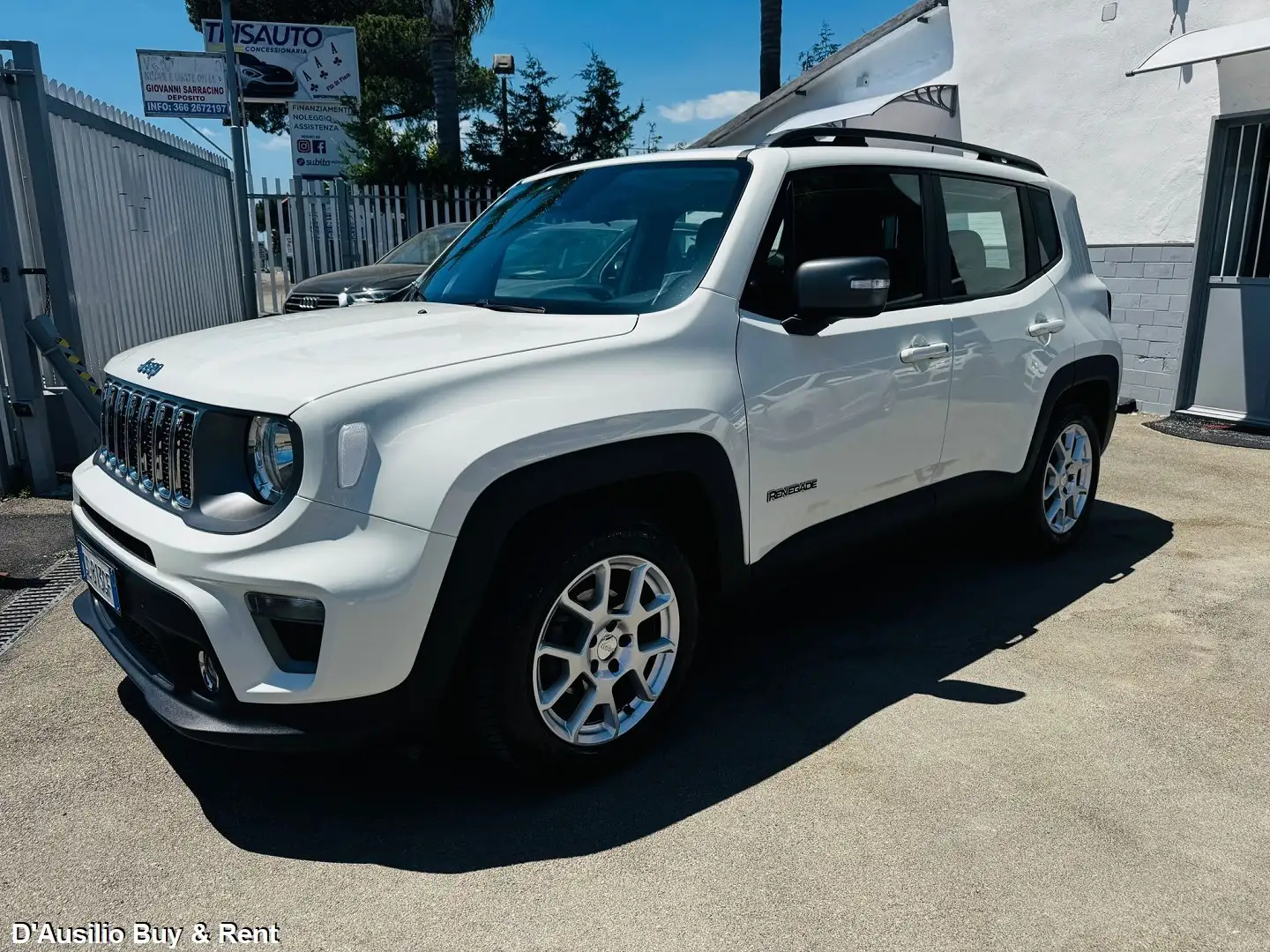 Jeep Renegade JEEP Renegade 1.6 Mjt DDCT 120 CV LIMITED Blanc - 1