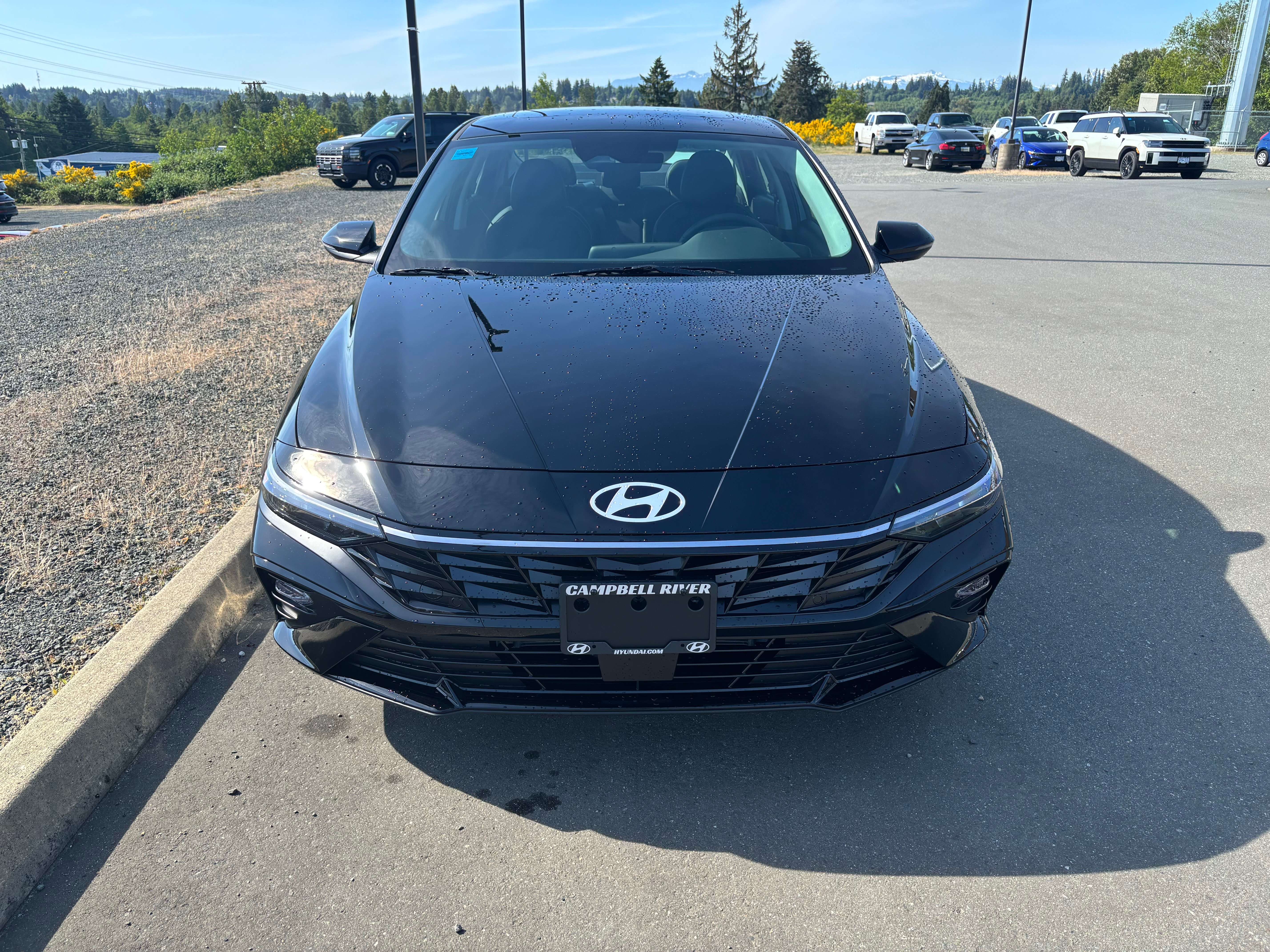 Abyss Black 2026 Hyundai Elantra Hybrid Sedan Automatic