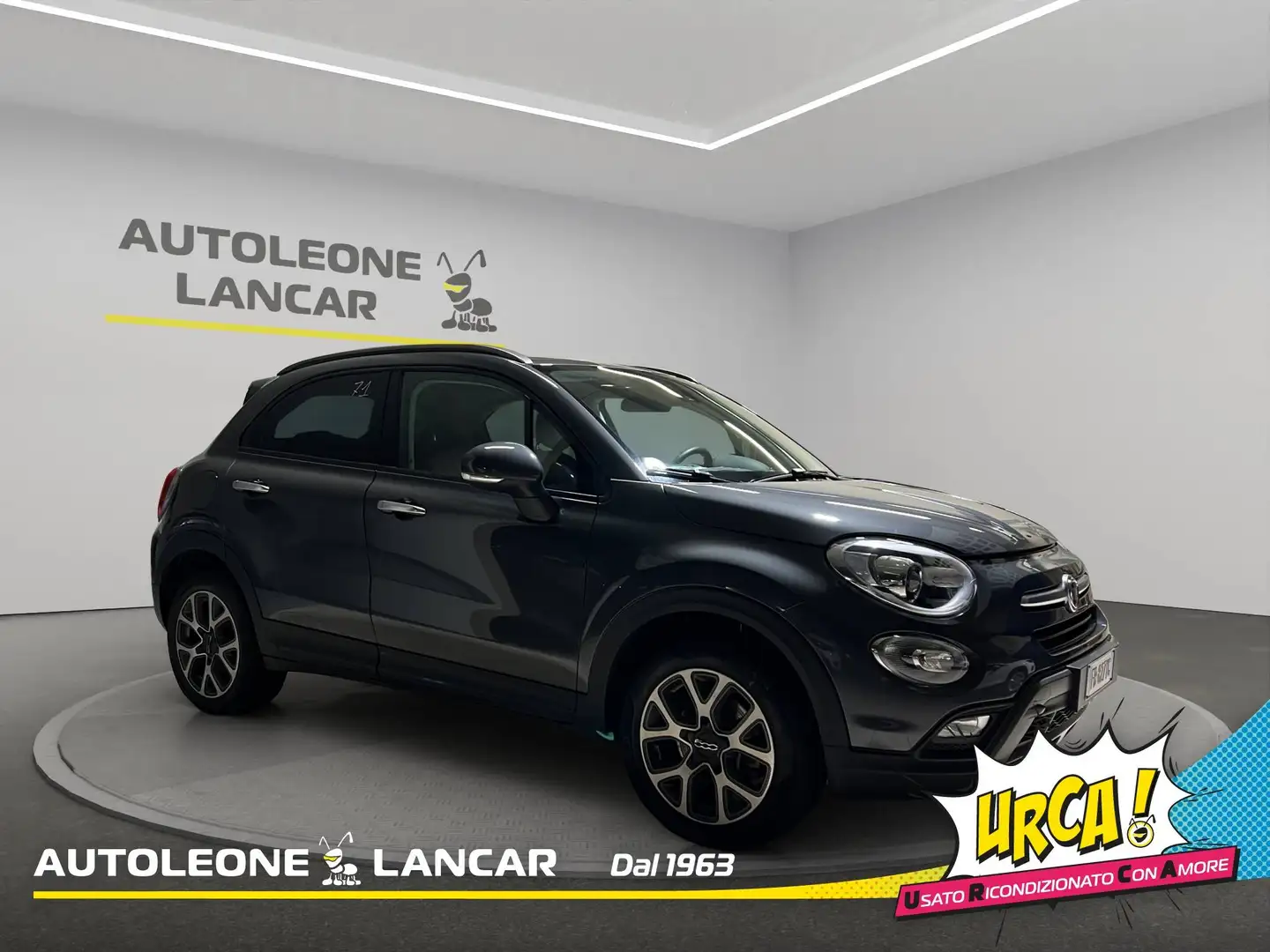 Fiat 500X 1.6 mjt Cross Plus 4x2 120cv E6 Grijs - 1
