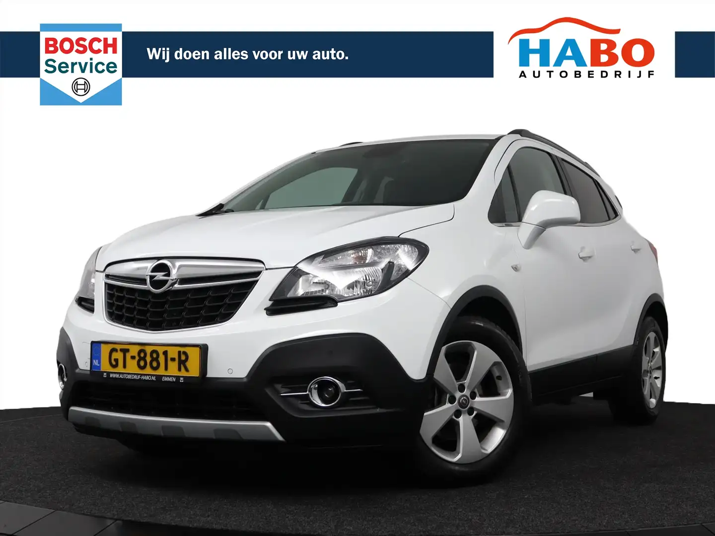 Opel Mokka 1.4 TURBO COSMO 140PK ECC/CRUISE/NAV/TREKHAAK Blanc - 1