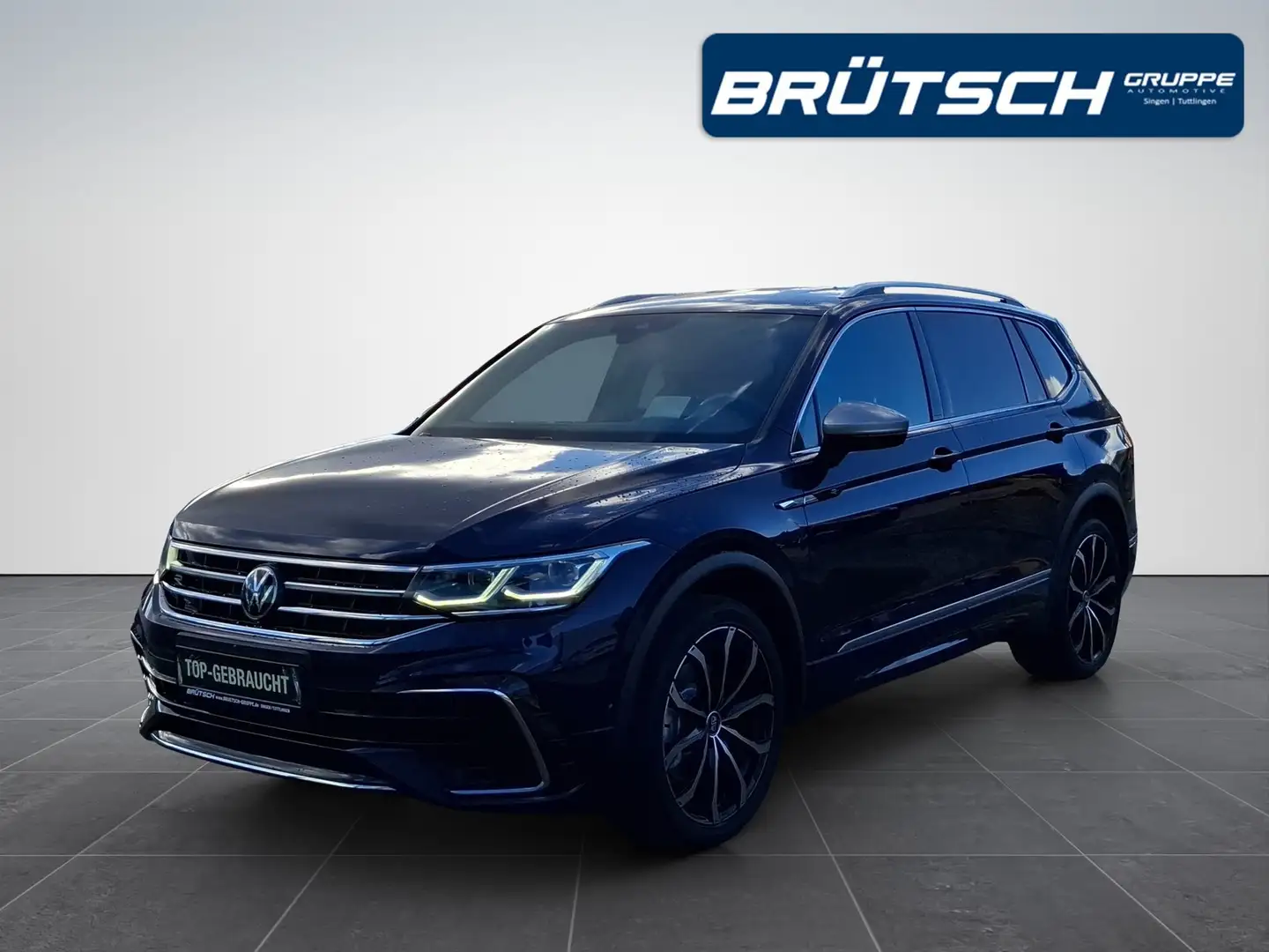 Volkswagen Tiguan Allspace 2.0 TSI R-Line 4Motion DSG / NAVI / 20-ZOLL Bleu - 1