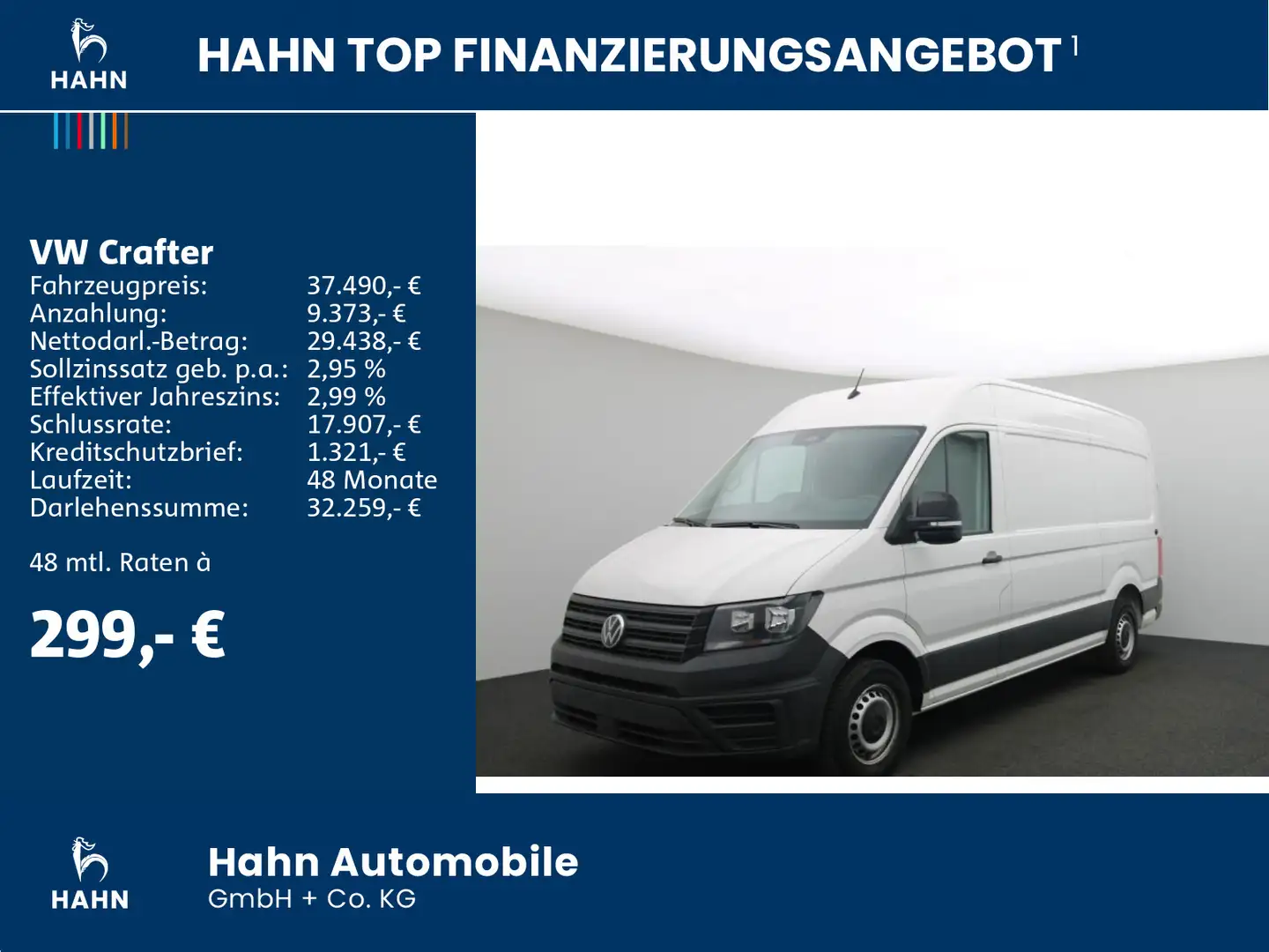 Volkswagen Crafter 35 Kasten MR HD 2,0TDI103kW KLIMA KAMERA Bianco - 2