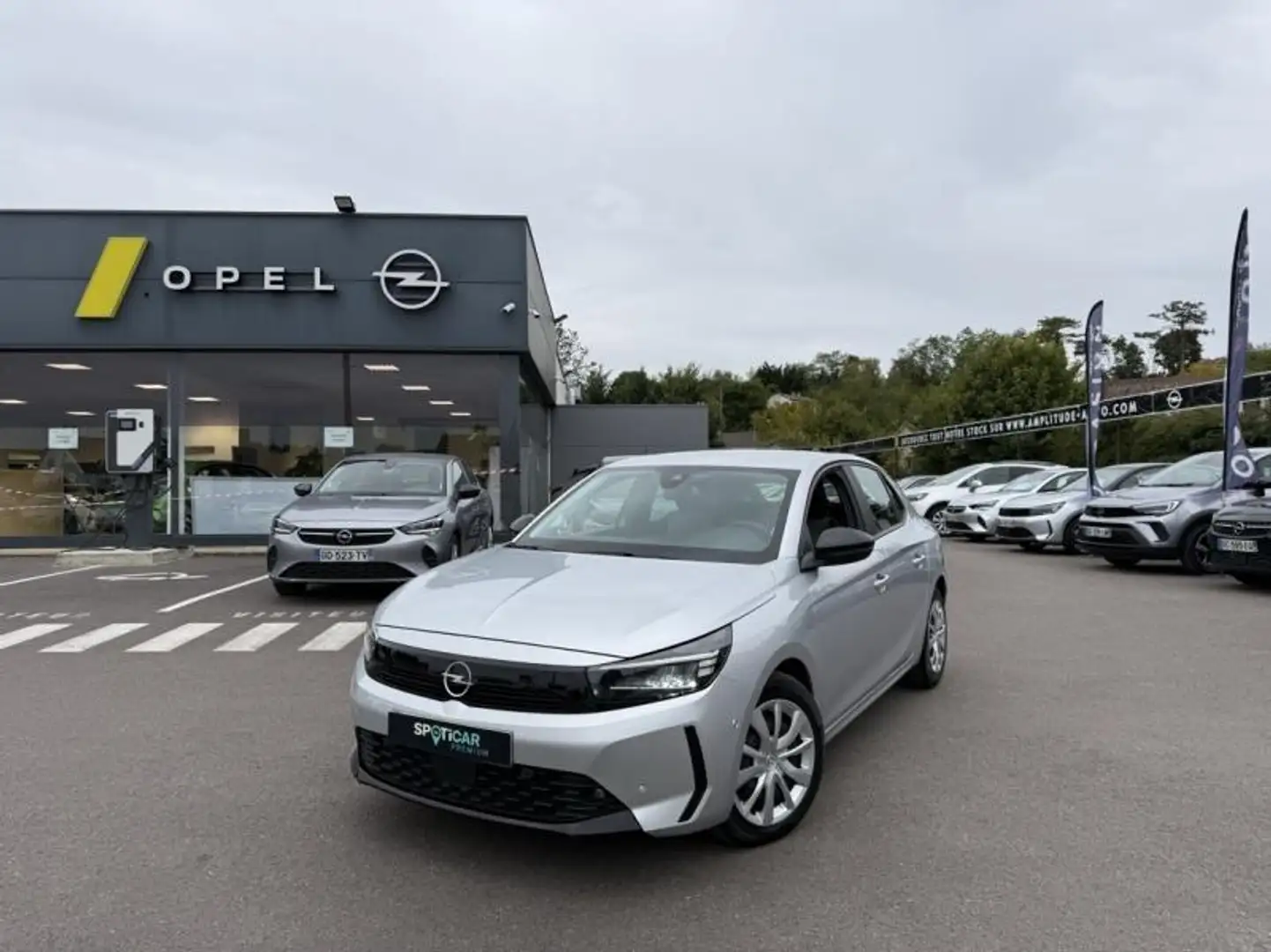 Opel Corsa 1.2 Turbo 100ch Gris - 1