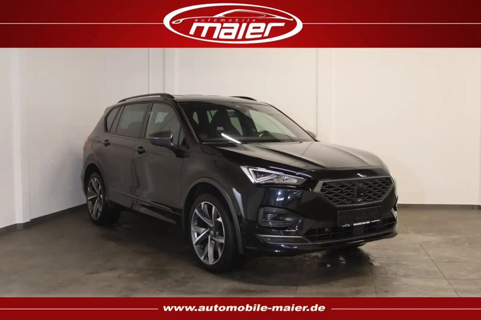 SEAT Tarraco 2.0 TDI FR 4Drive-Virt.-360°-AHK-ACC-LED Schwarz - 1