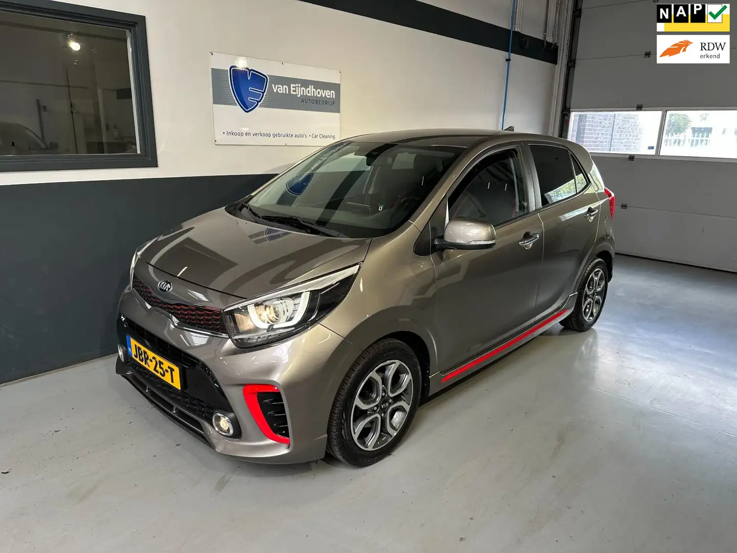 Kia Picanto 1.0 T-GDI GT-Line Carplay|Camera|LMV Grijs - 1