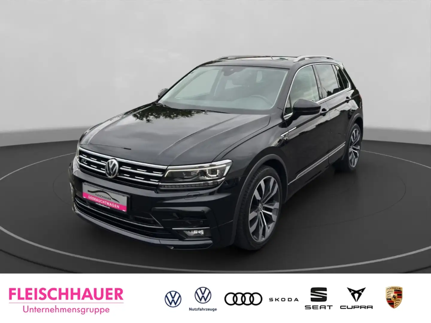 Volkswagen Tiguan Highline 2,0TDI 4Motion R-Line+Pano+AHK+Navi+LED Black - 1