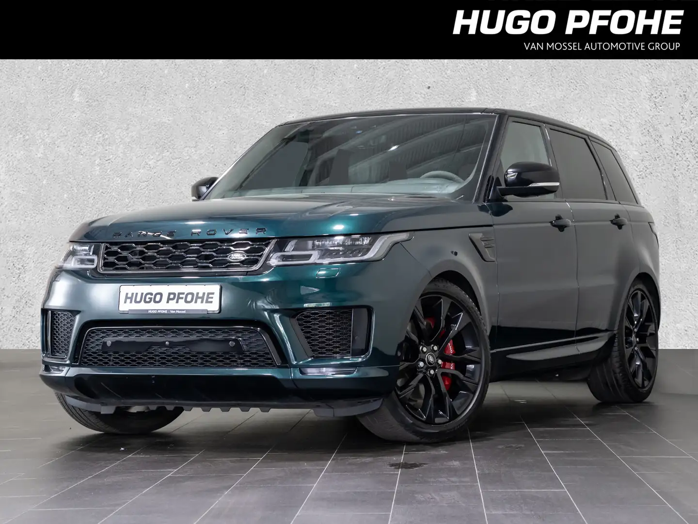 Land Rover Range Rover Sport D350 HST Navi SHZ LED Groen - 1