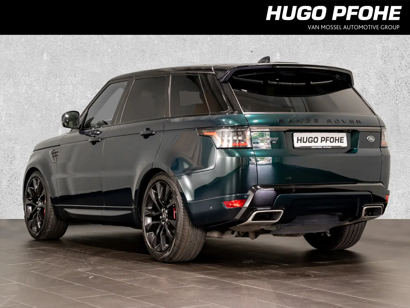 Land Rover Range Rover Sport D350 HST Navi SHZ LED Groen - 2