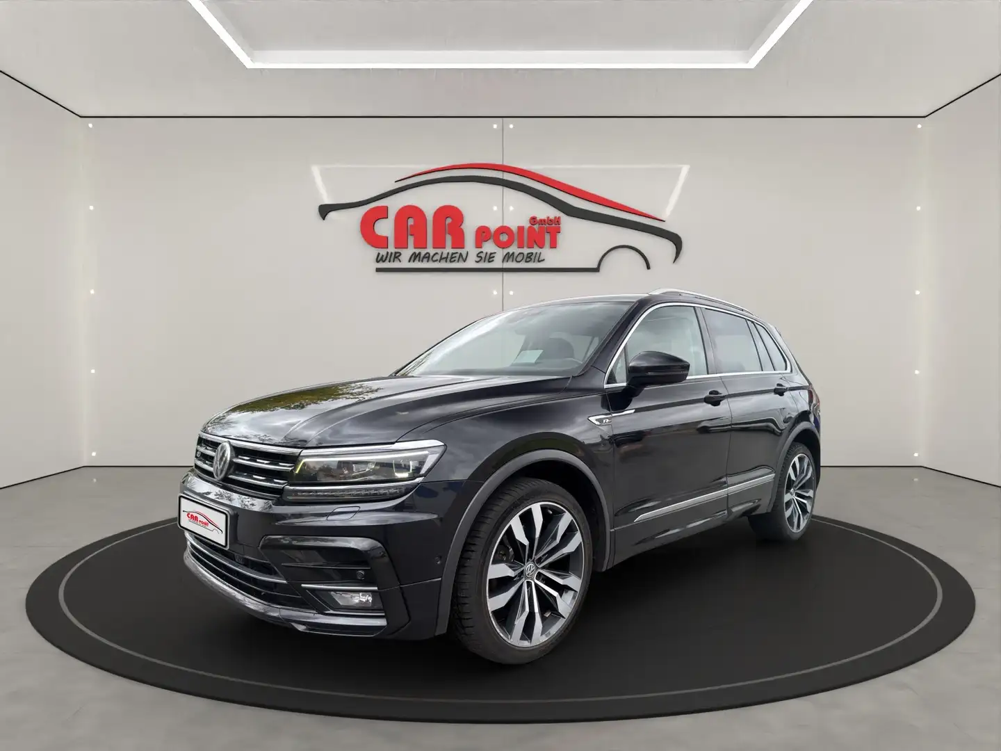 Volkswagen Tiguan 2.0 TDI 4M R-LINE PANO LEDER DIGITAL LED NAVI ACC Noir - 1