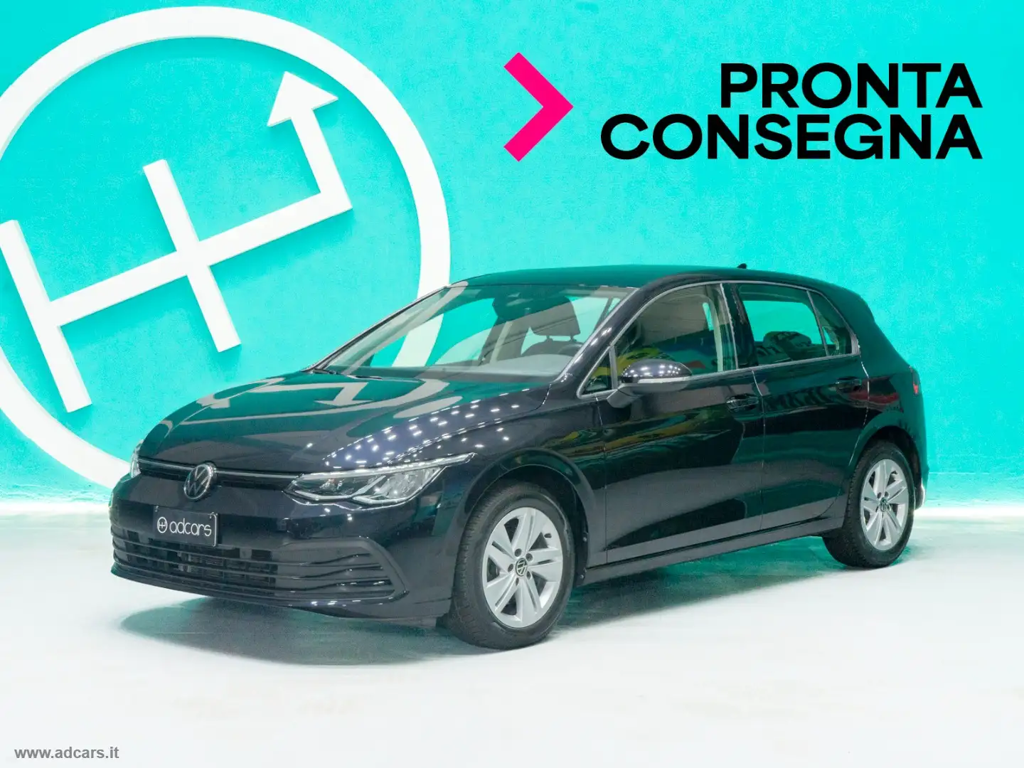 Volkswagen Golf 1.0 eTSI EVO DSG Life 1 PROPRIETARIO, IVA ESPOSTA Schwarz - 1