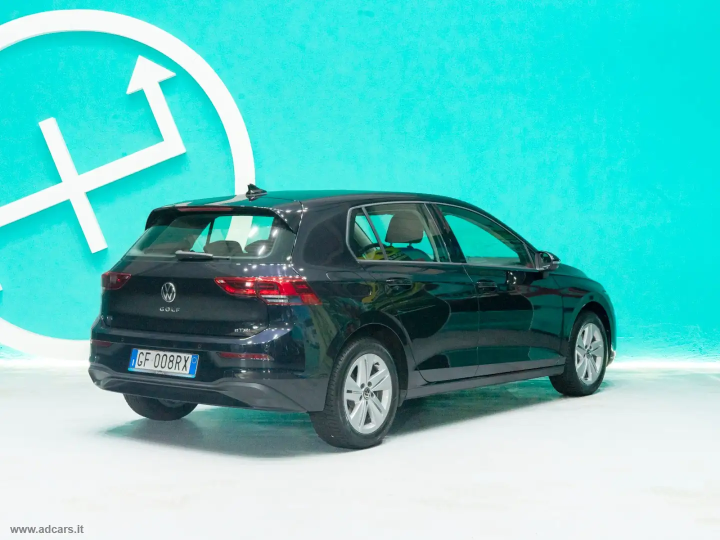 Volkswagen Golf 1.0 eTSI EVO DSG Life 1 PROPRIETARIO, IVA ESPOSTA Schwarz - 2