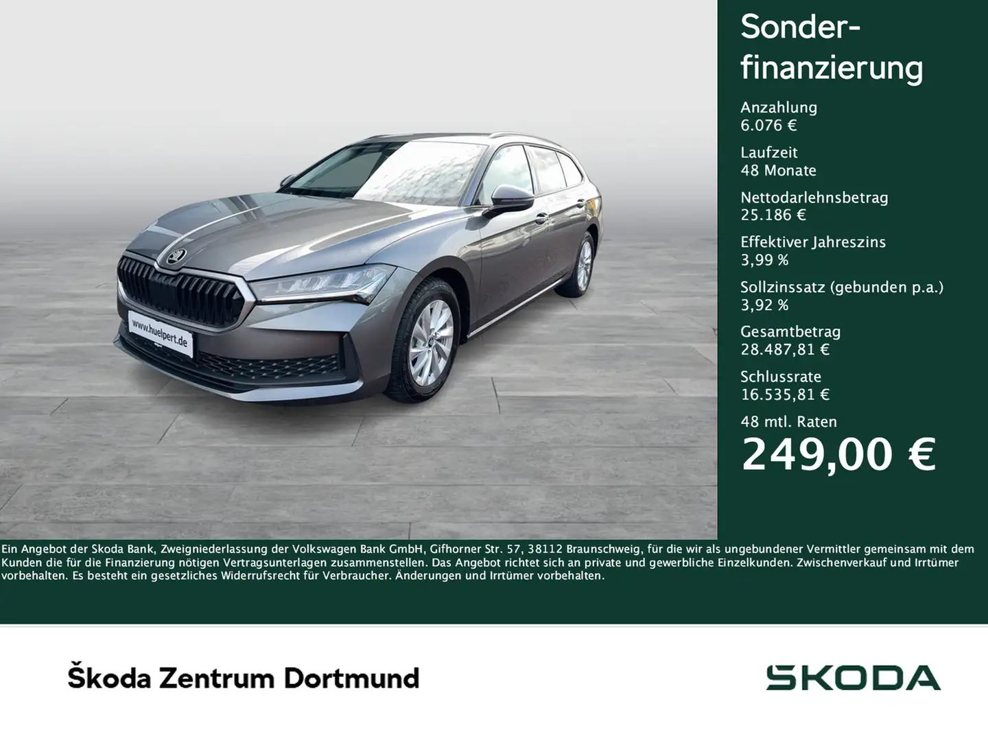 Skoda Superb Combi 1.5 eTSI CAM ACC NAVI SITZHEIZUNG Gris - 1