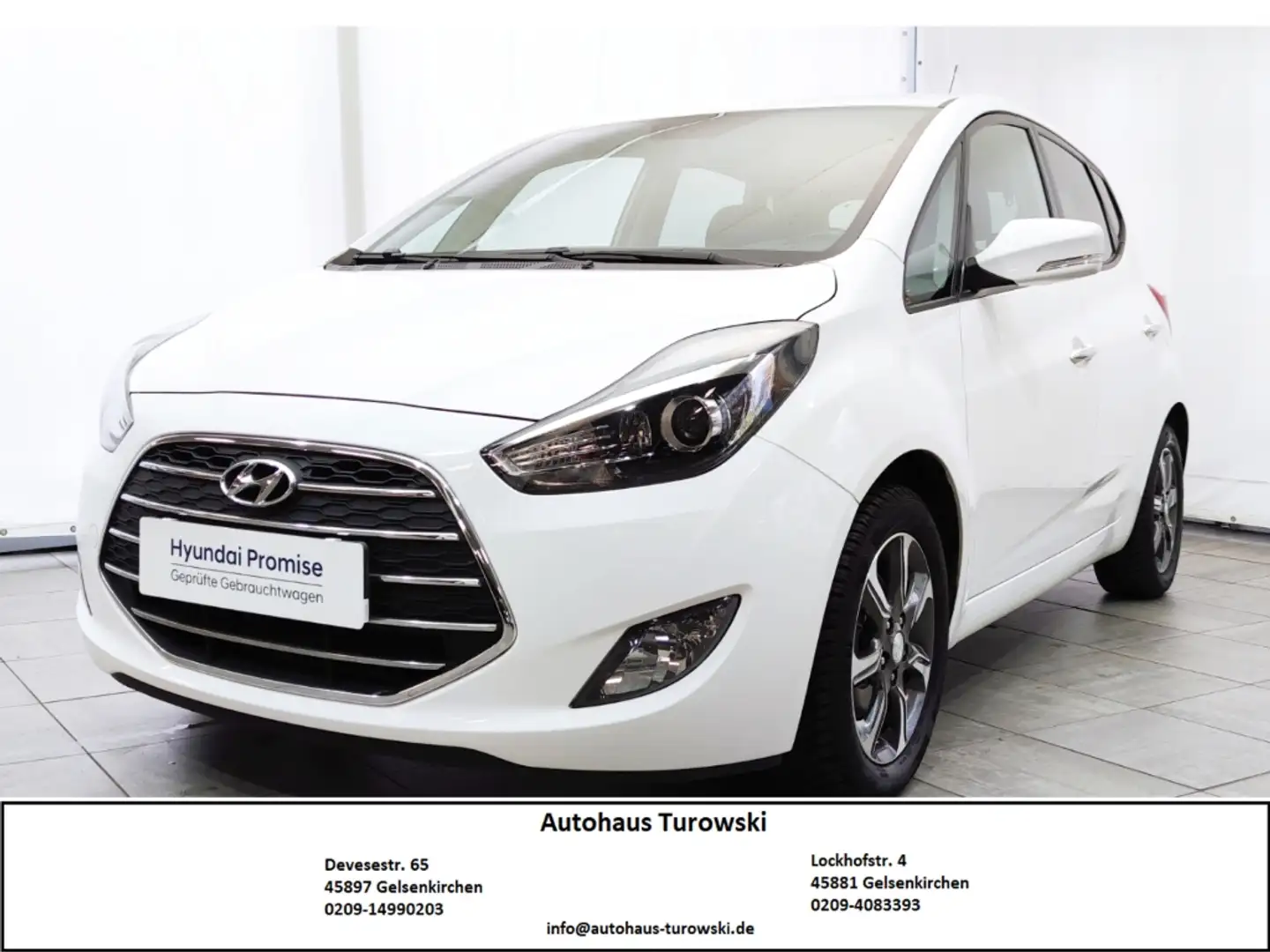 Hyundai iX20 Style 1.6 Automatik Navi Kamera SHZ Blanc - 1