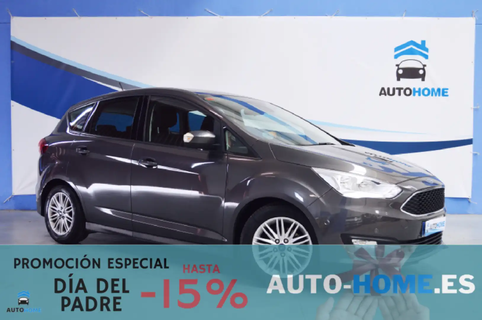 Ford C-Max 1.5TDCi Auto-S&S Trend+ 120 Gris - 1