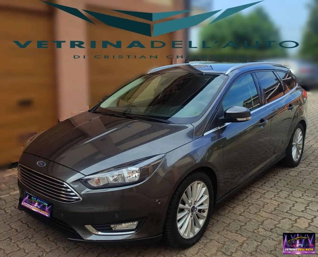Ford Focus 1.6 TDCi 115 CV SW Titanium Grigio - 1
