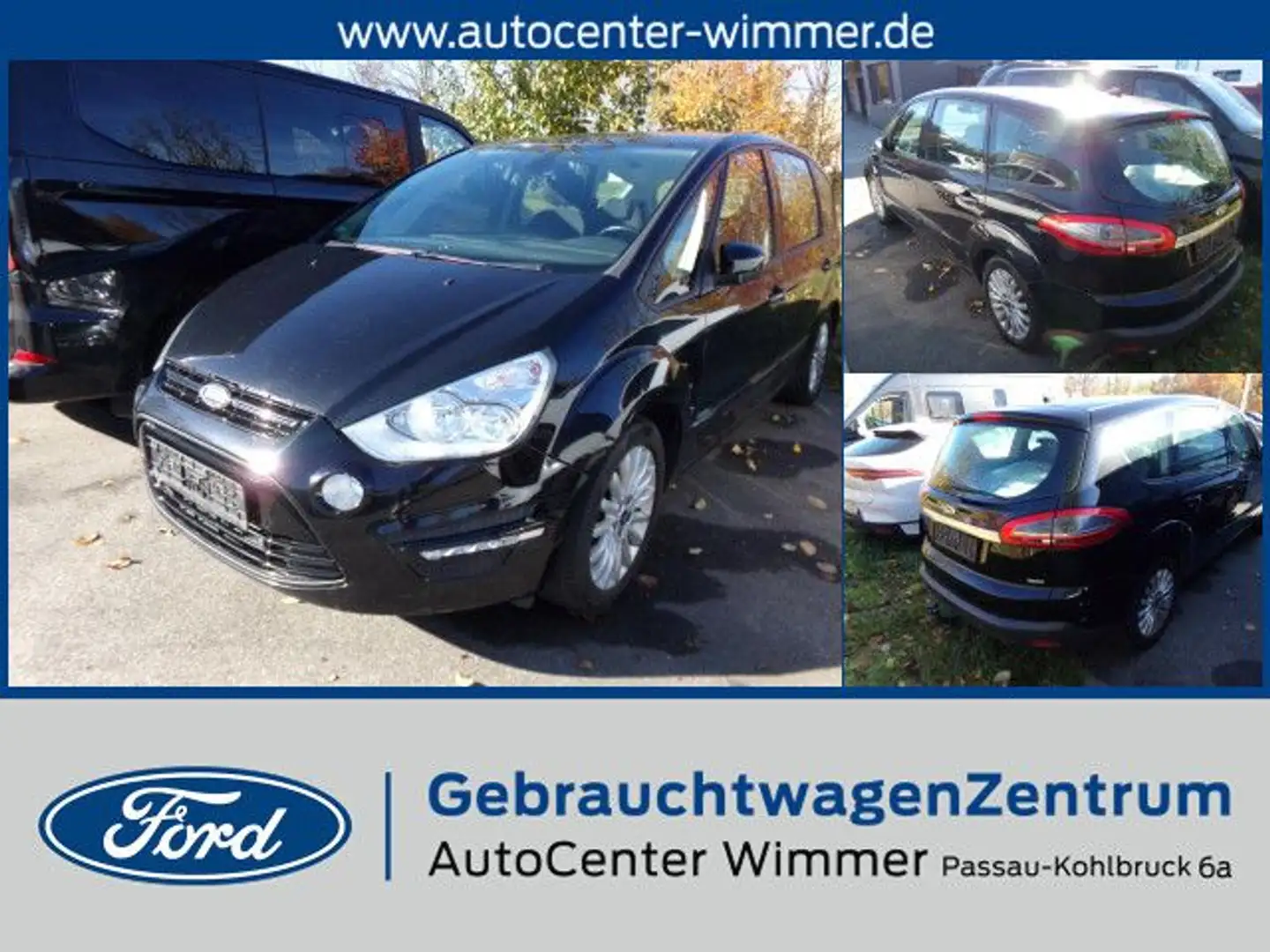 Ford S-Max 1.6 EcoBoost Trend AHK nicht fahrbereit Schwarz - 1