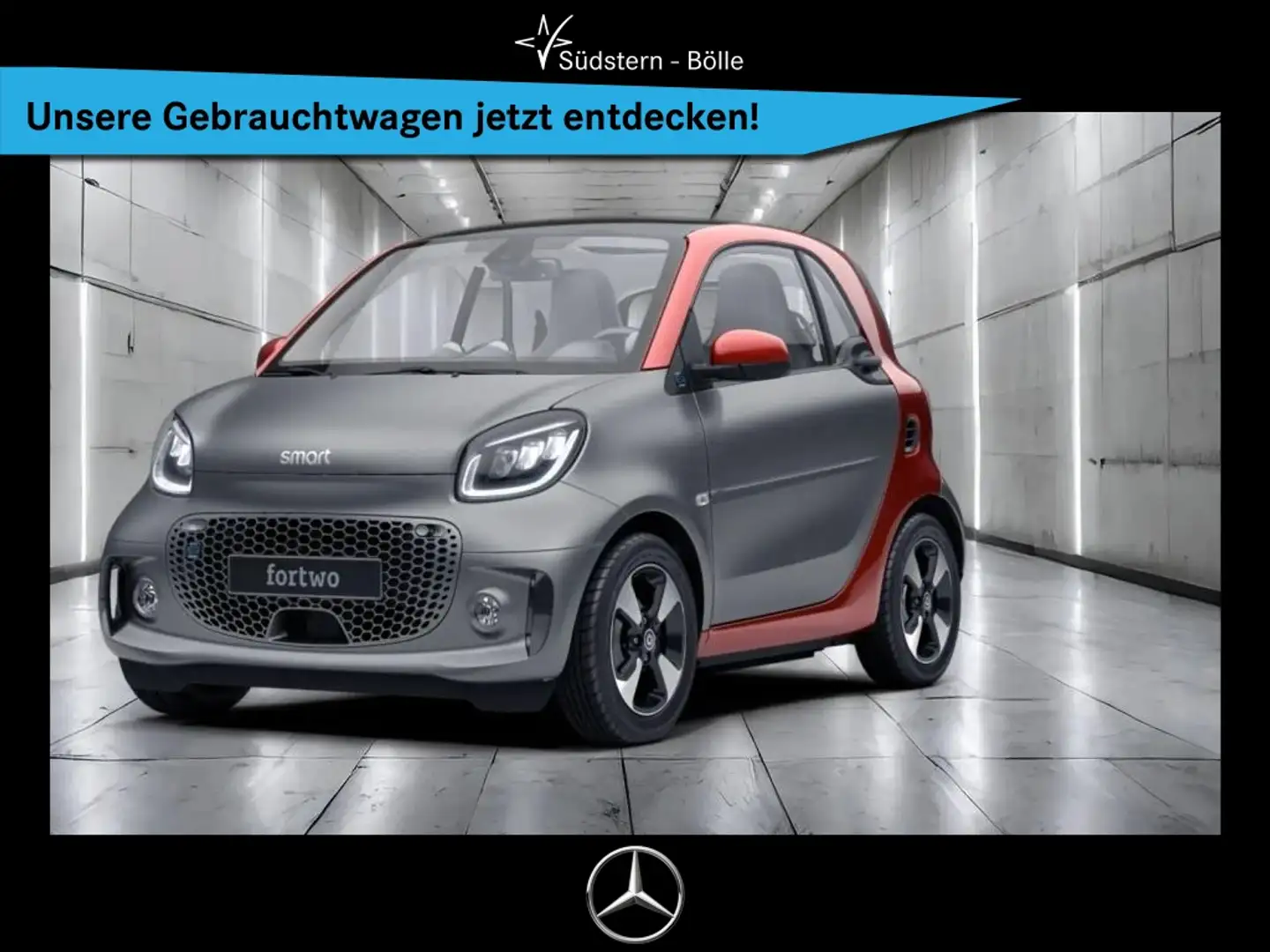 smart forTwo EQ  PASSION+EXCL.+PLUS-PAK.+PANO+KAM.+LED Gri - 1