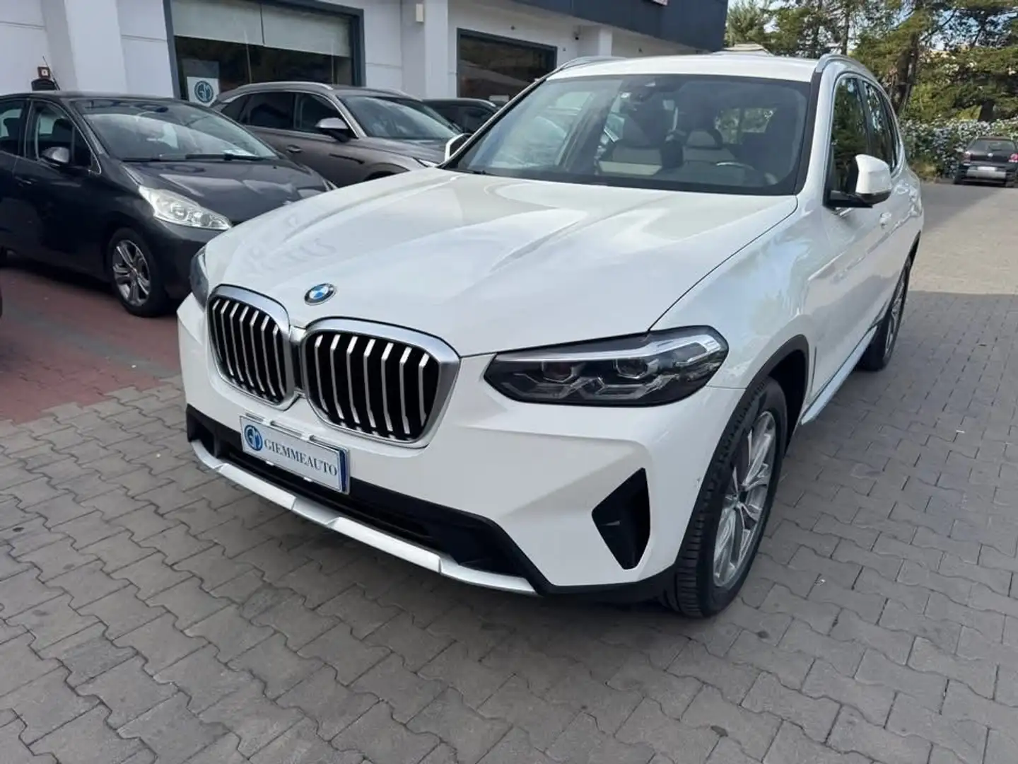 BMW X3 xdrive20d mhev 48V auto Blanc - 1