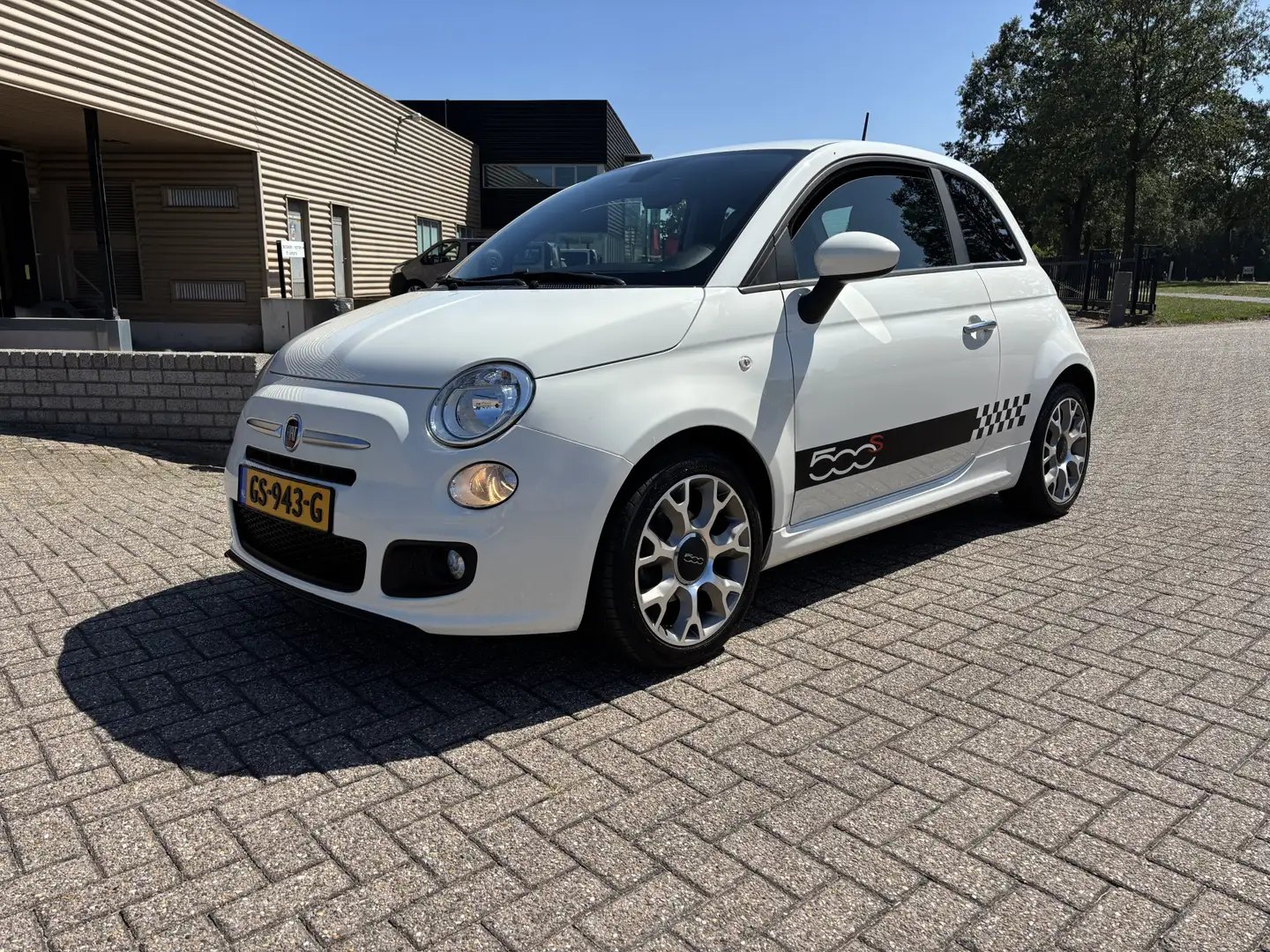 Fiat 500 0.9 TwinAir Turbo 500S [ leer,ecc,lmv,pdc,virtual Wit - 1