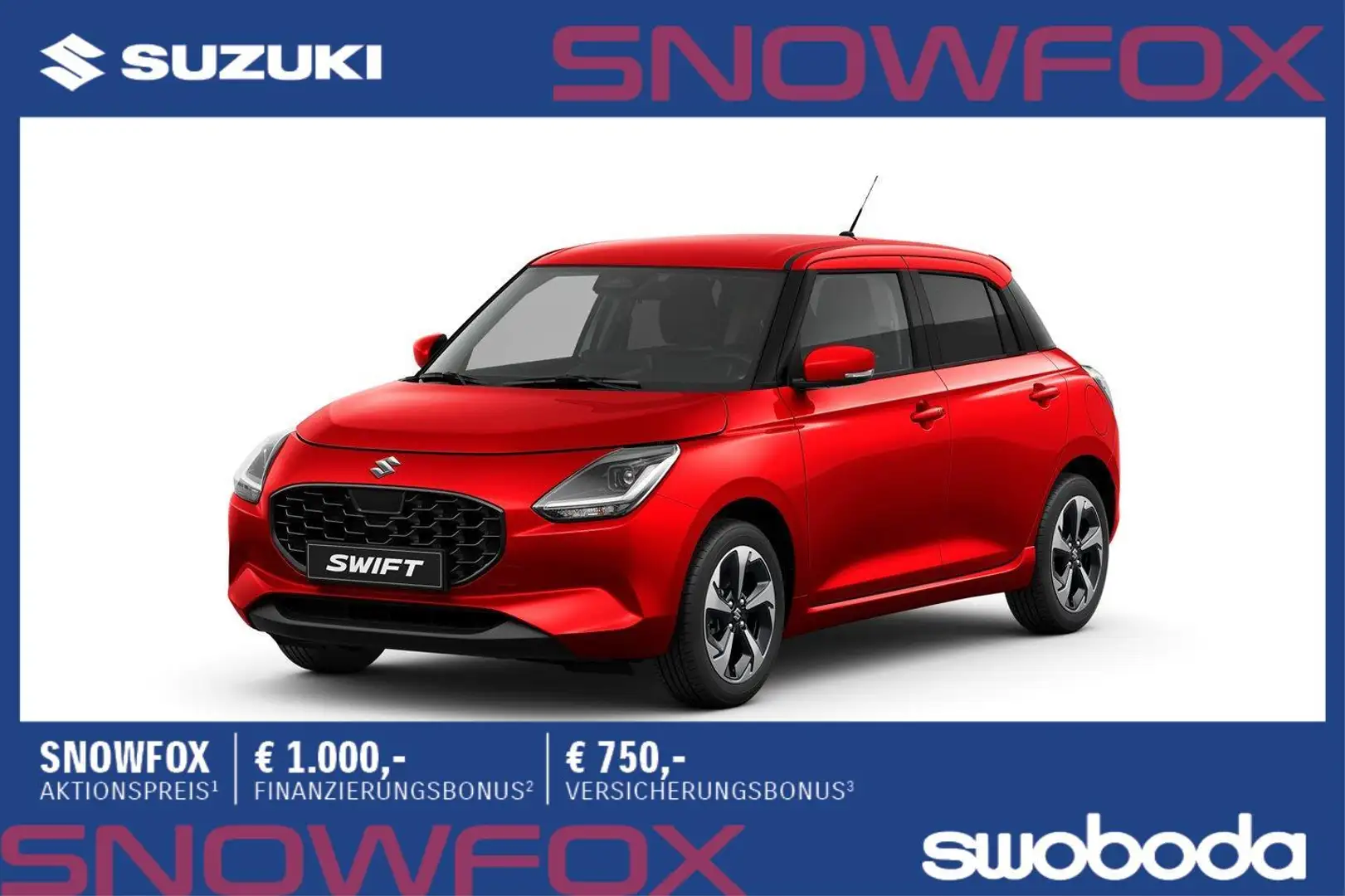 Suzuki Swift 1,2 Hybrid Flash Rot - 1