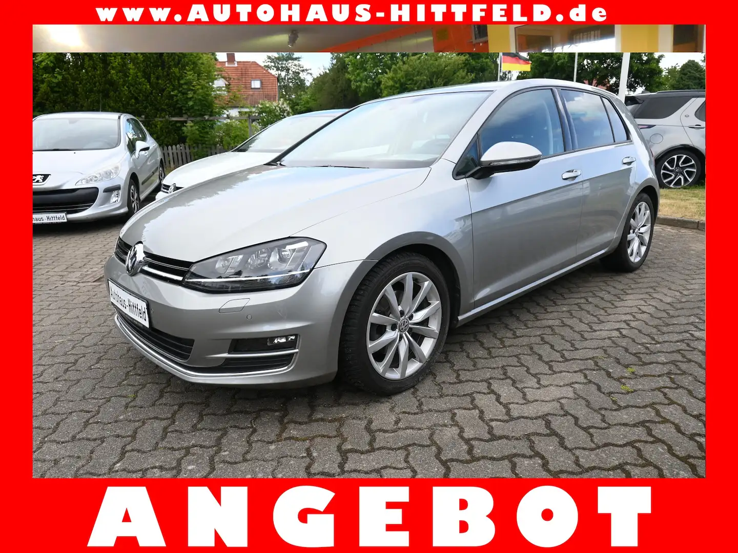 Volkswagen Golf 1.4 TSI BMT *Highline* Klimaaut Navi 17Alus Argent - 1