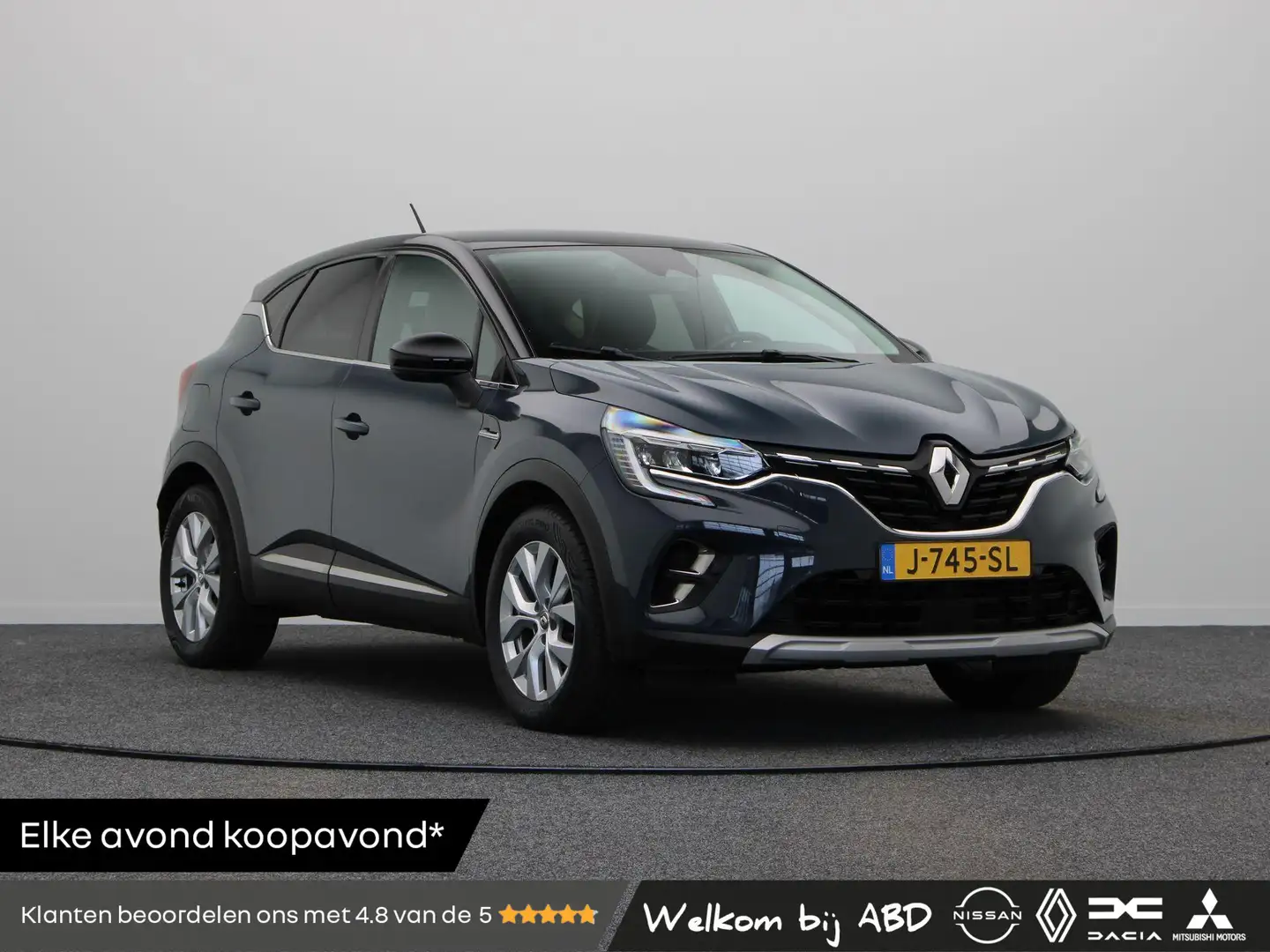 Renault Captur TCe 100pk Bi-Fuel Intens | Navigatie | Trekhaak | Blauw - 1