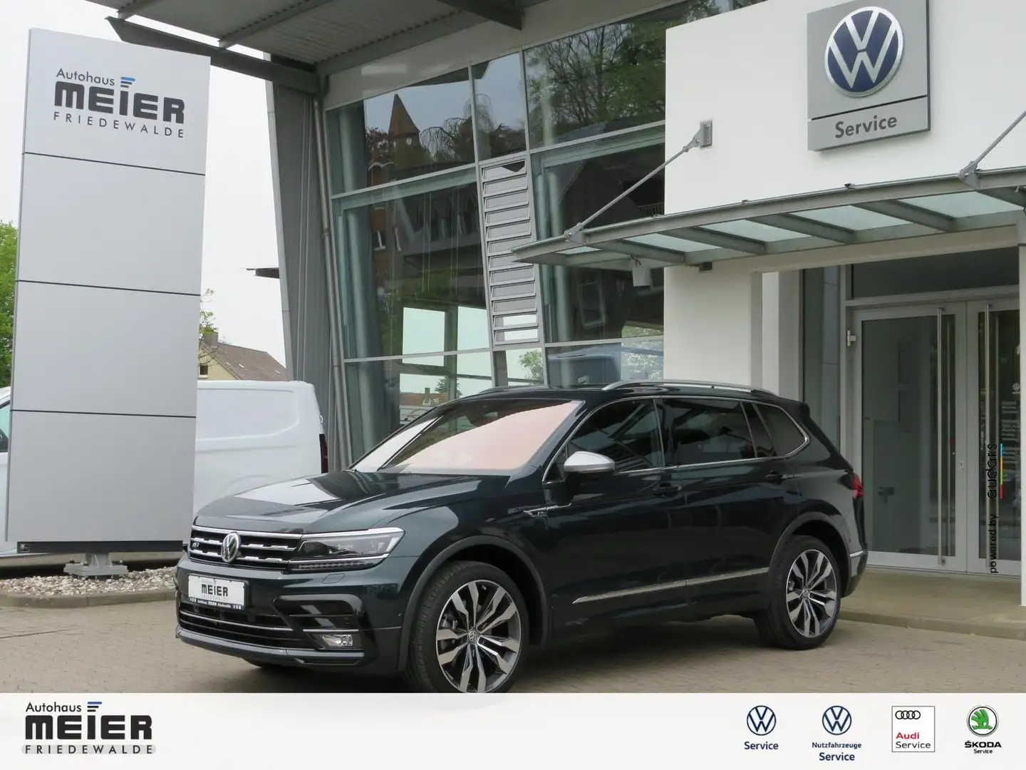 Volkswagen Tiguan Allspace 2.0TSI DSG Highline AHK R-Line Grün - 1