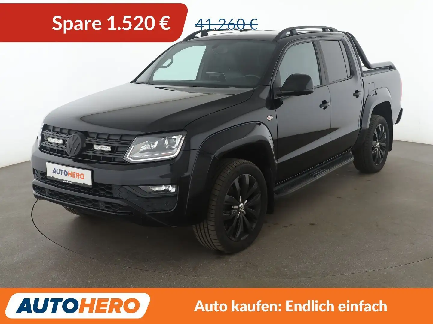 Volkswagen Amarok 3.0 V6 TDI Highline DoubleCab 4M Aut.*NAVI*SH Czarny - 1