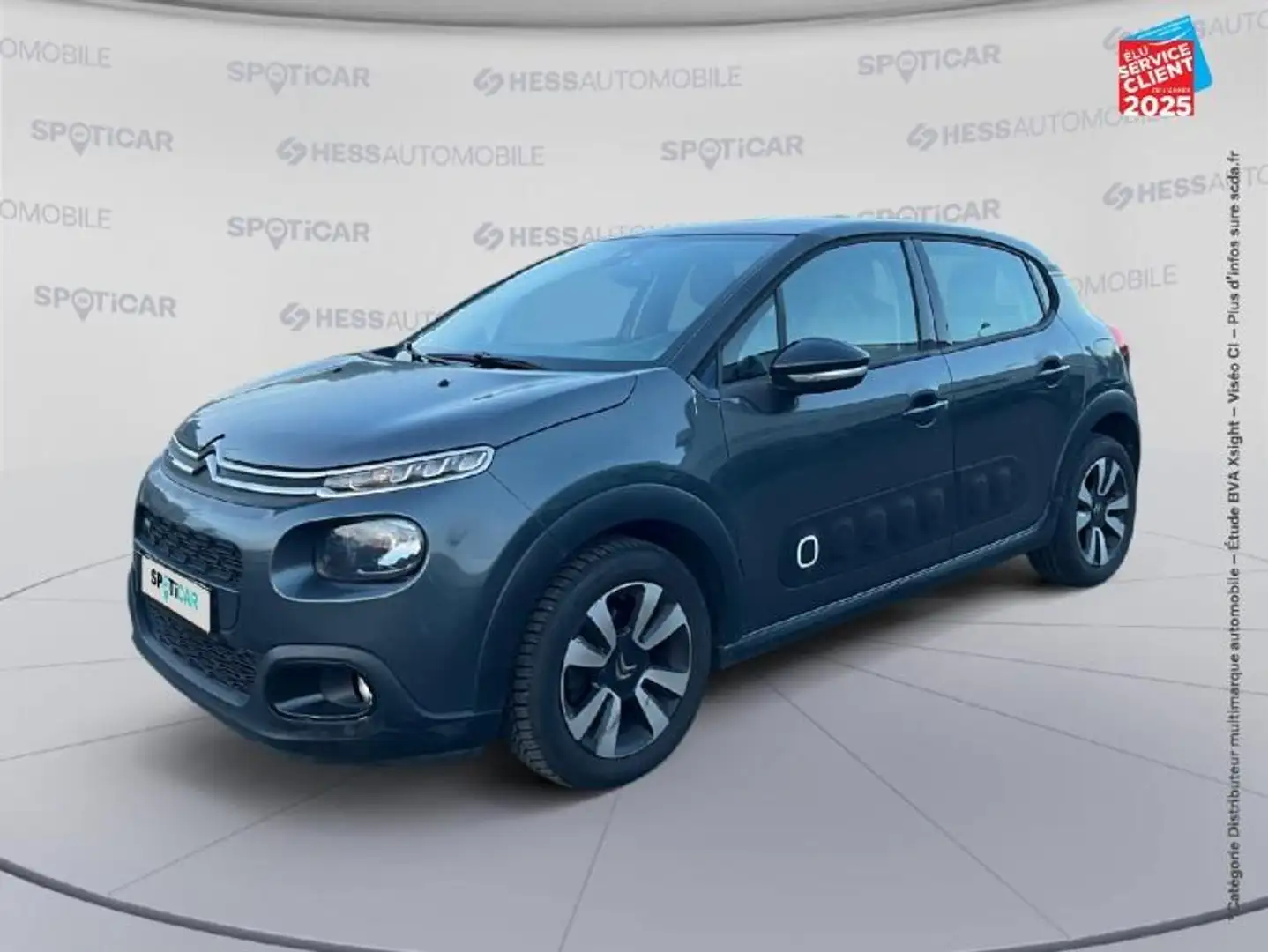Citroen C3 PureTech 110ch Feel S\u0026S Gris - 1