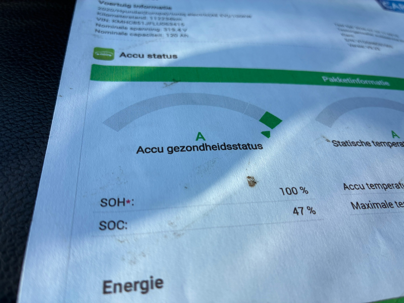Hyundai IONIQ Premium EV 38 kWh | SOH 100 % + Leder + Stoel Verw — photo 32