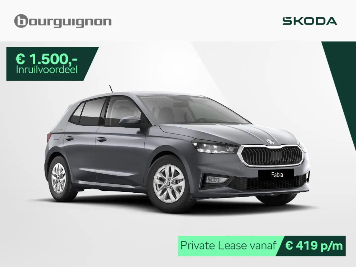 Skoda Fabia Selection 1.0 TSI 115 PK | Automaat | Parkeersenso Grijs - 1