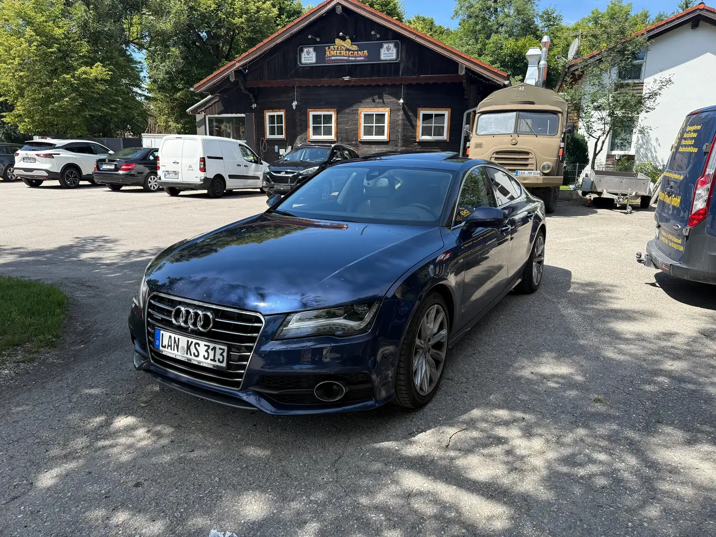 Audi A7 3.0 TDI quattro*Sline*AHK*Massage*HeadUp*Stdhz* Bleu - 1