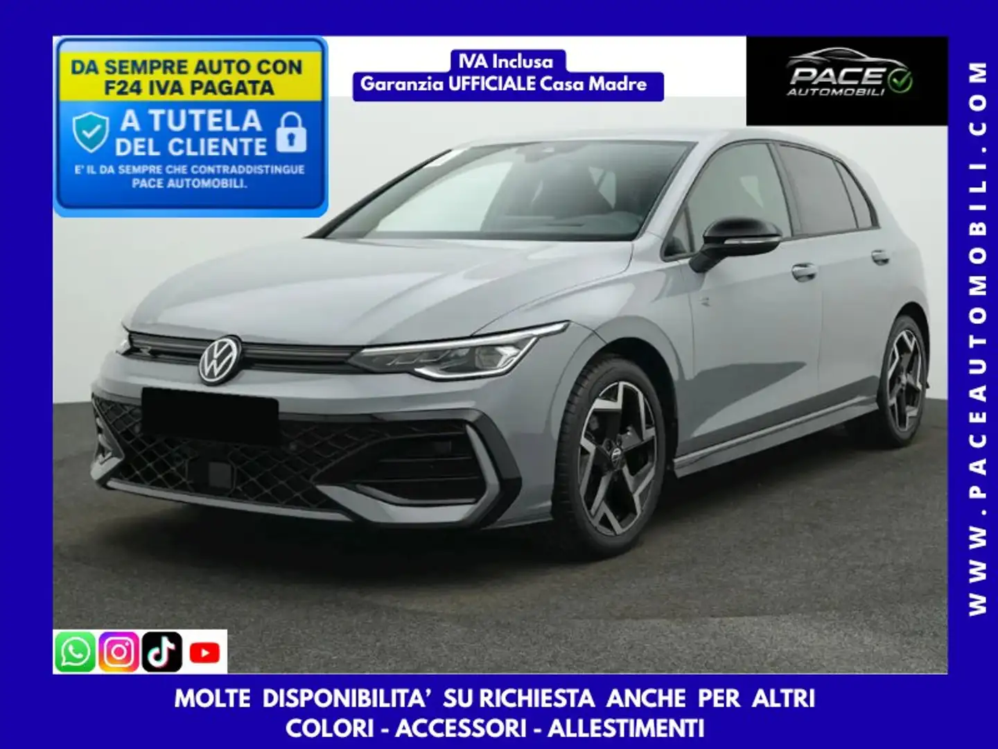 Volkswagen Golf VIII.5 8.5 R-LINE RLINE R LINE PLUS KAMERA PDC ACC Gris - 1