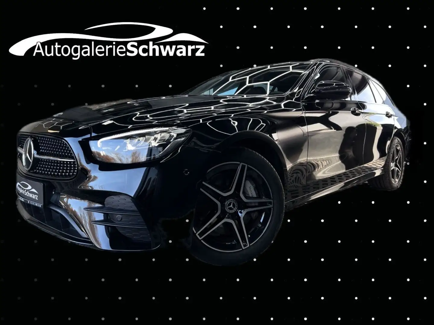 Mercedes-Benz E 300 e T 9G AMG NIGHT DIST+TOTW AUGR+KAM AMB AHK Schwarz - 1