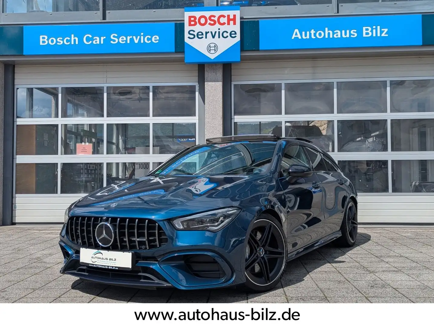 Mercedes-Benz CLA 45 AMG *Night*Pano*Burmester* Albastru - 1